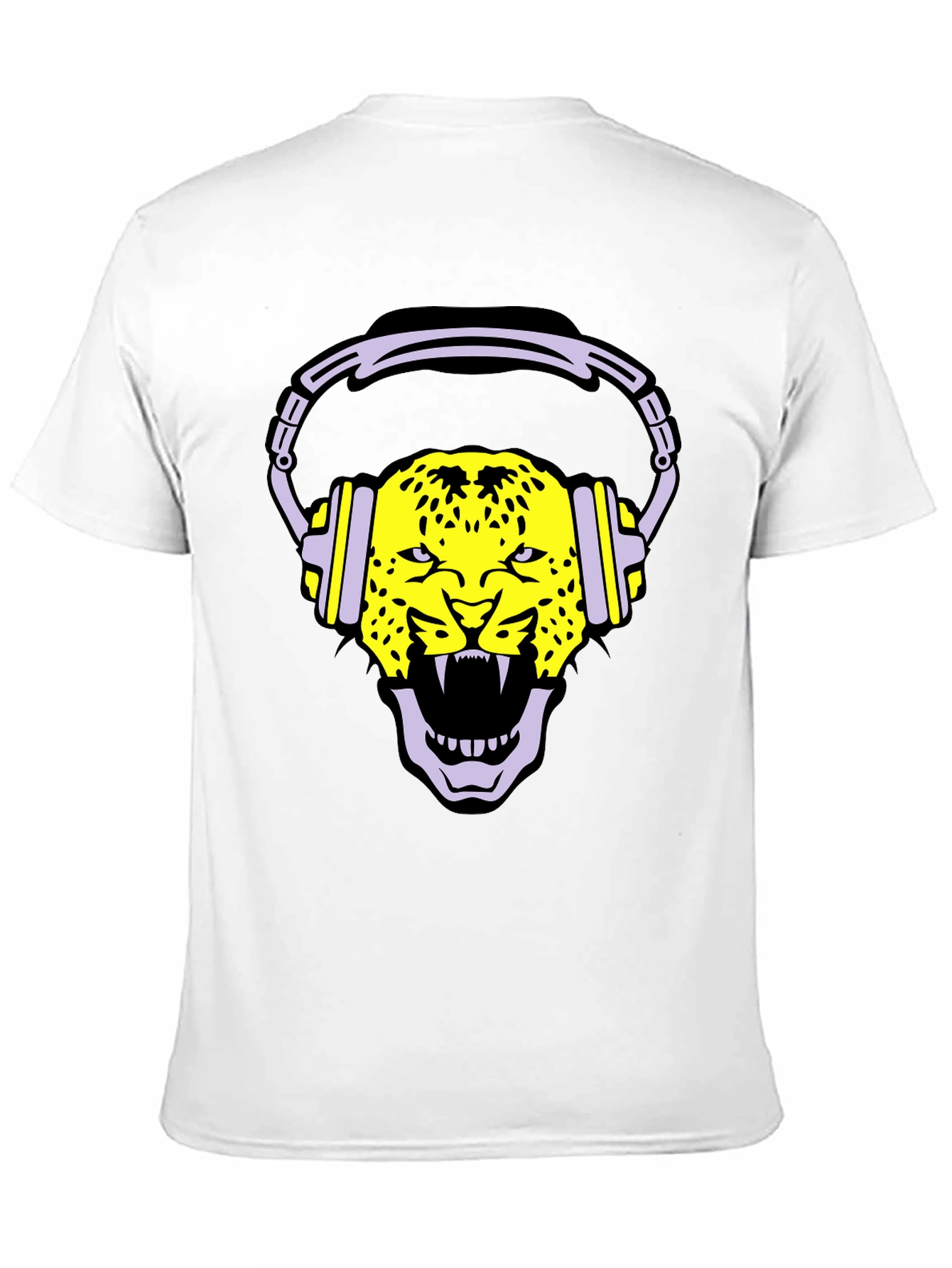 Leopard DJ Graphic Tee - Cool and Unique!