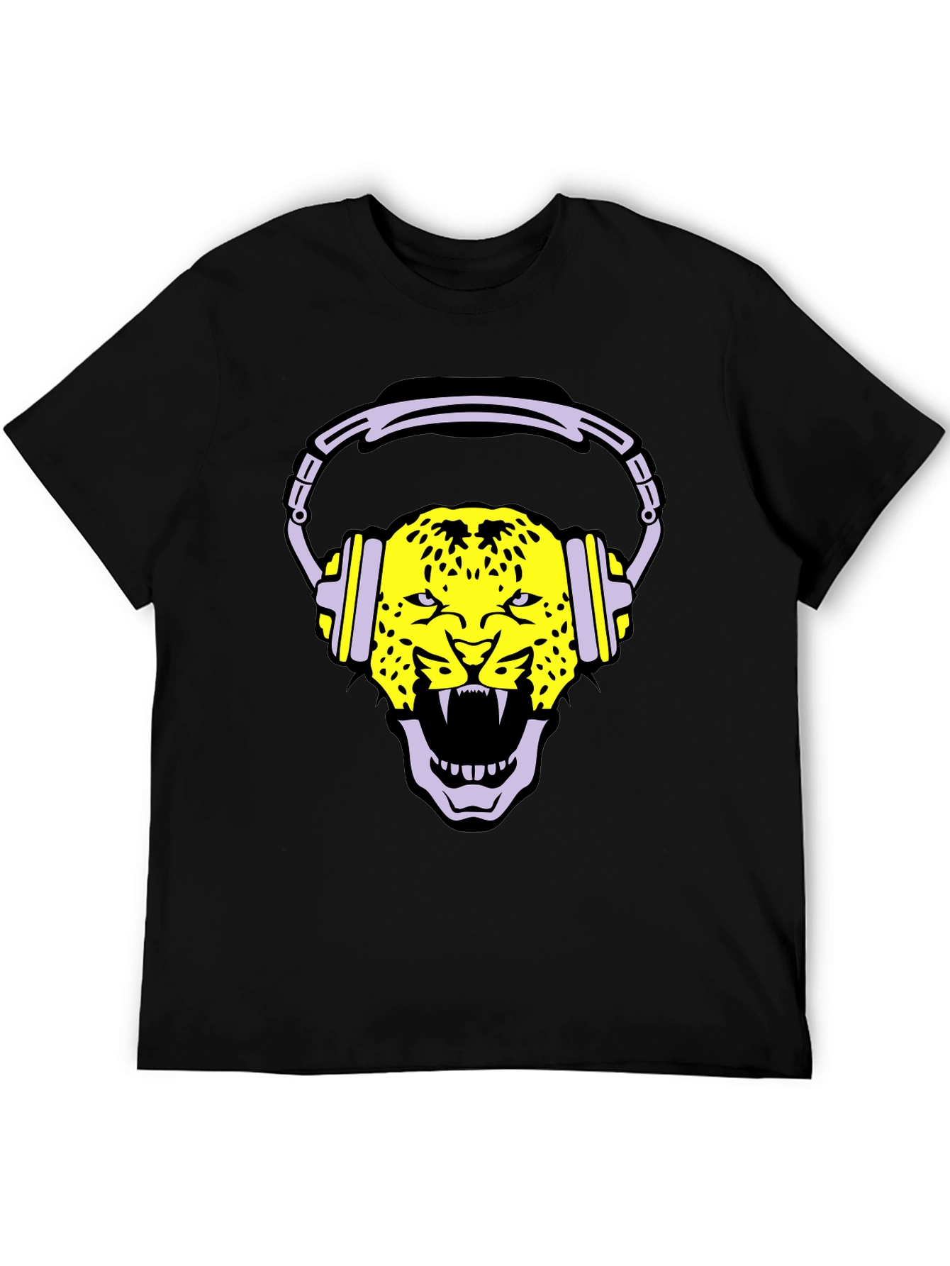 Leopard DJ Graphic Tee - Cool and Unique!
