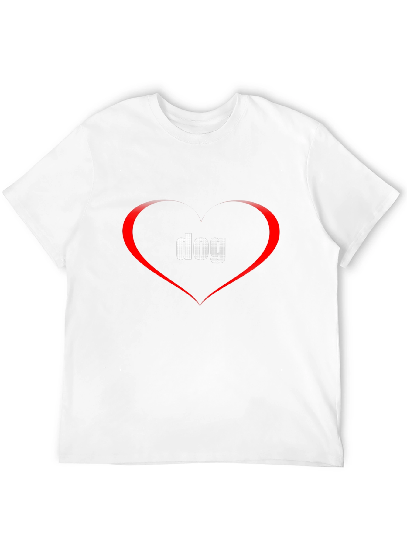 I Love Dogs T-Shirt - Heart Graphic Tee