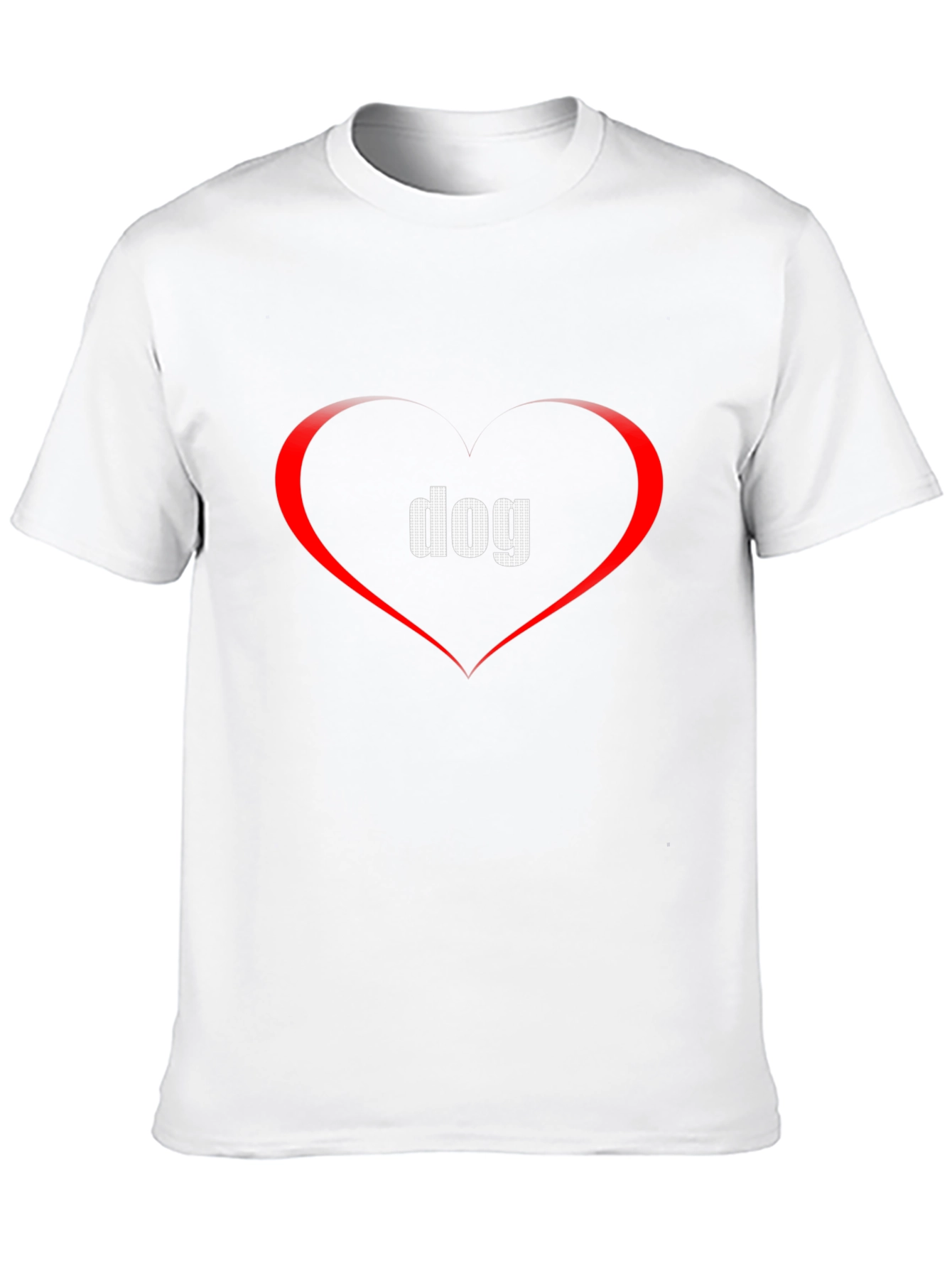 I Love Dogs T-Shirt - Heart Graphic Tee