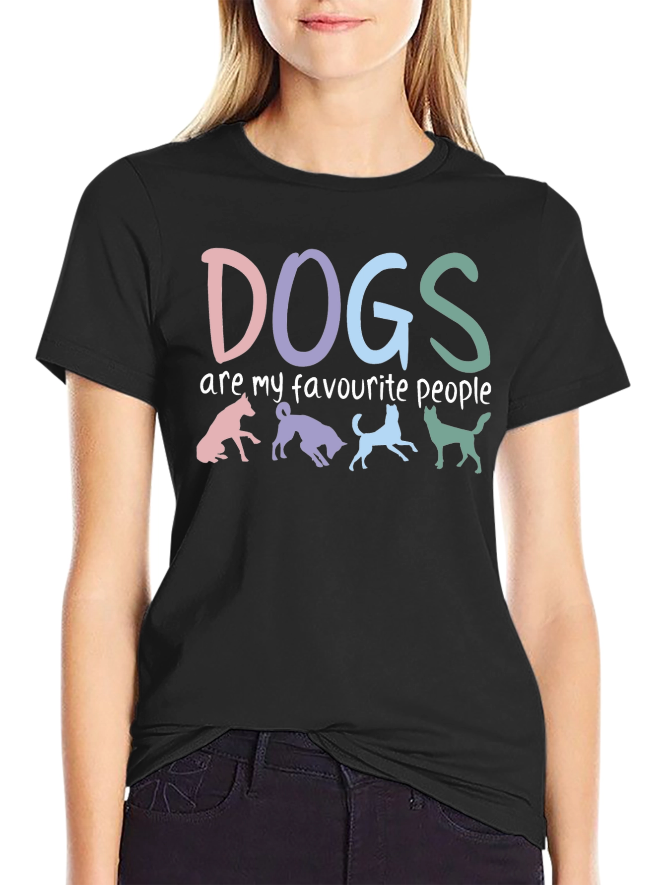 Dogs Are My Favorite People Graphic Tee