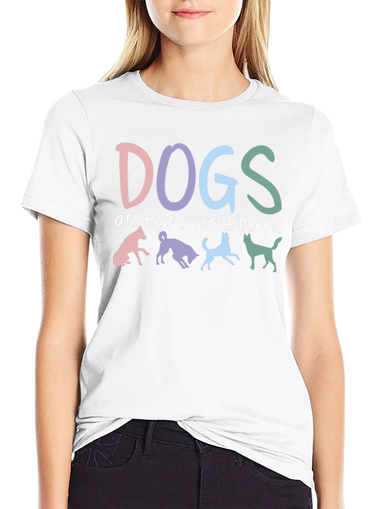 Dogs Are My Favorite People Graphic Tee