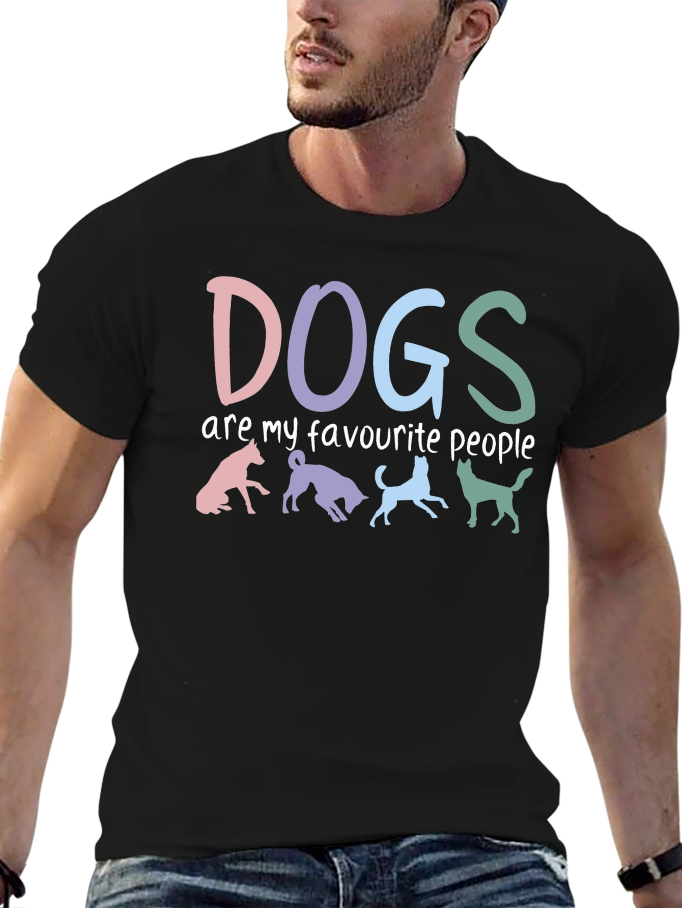 Dogs Are My Favorite People Graphic Tee