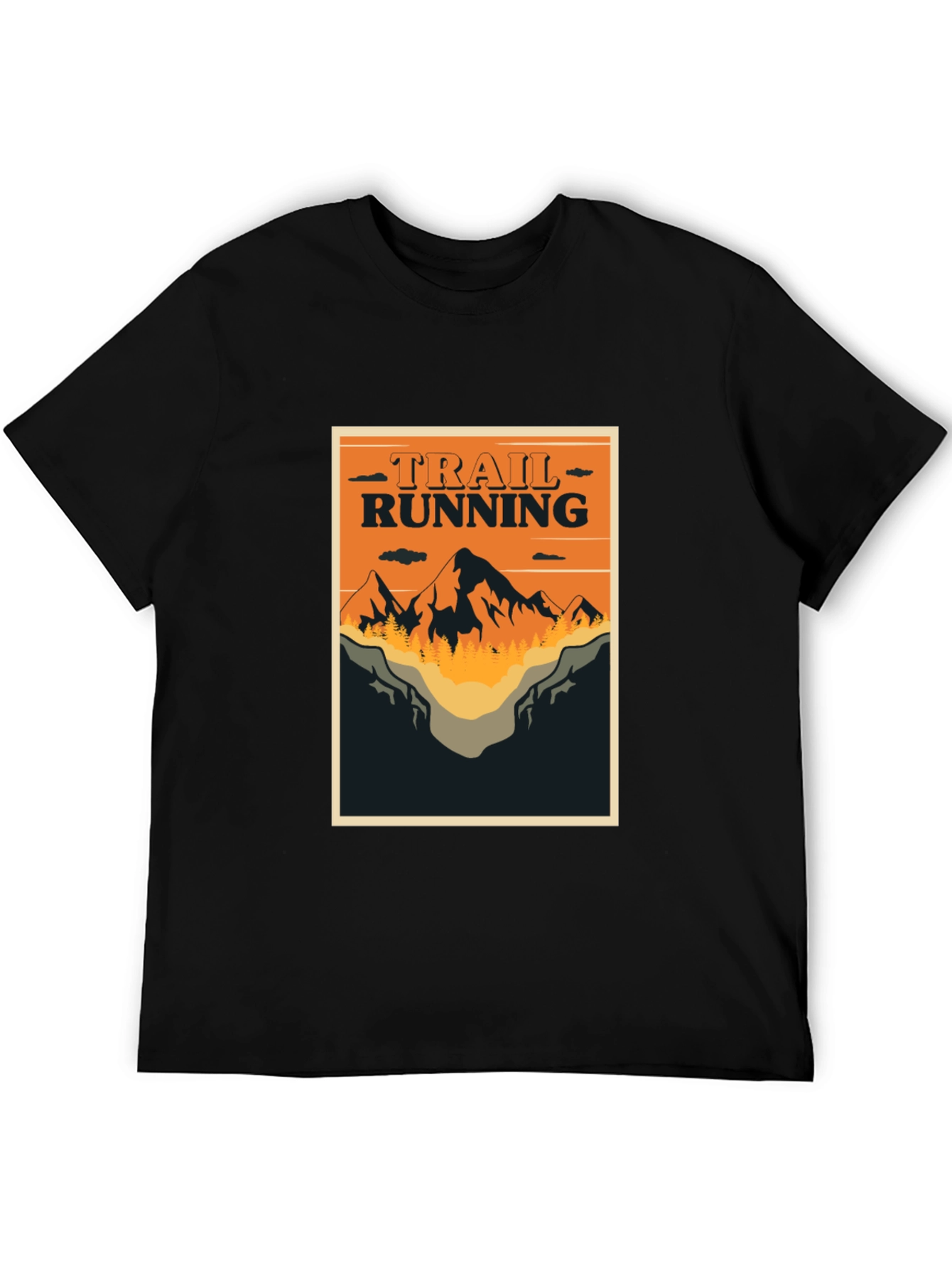Trail Running Graphic Tee - Outdoor Adventure Shirt