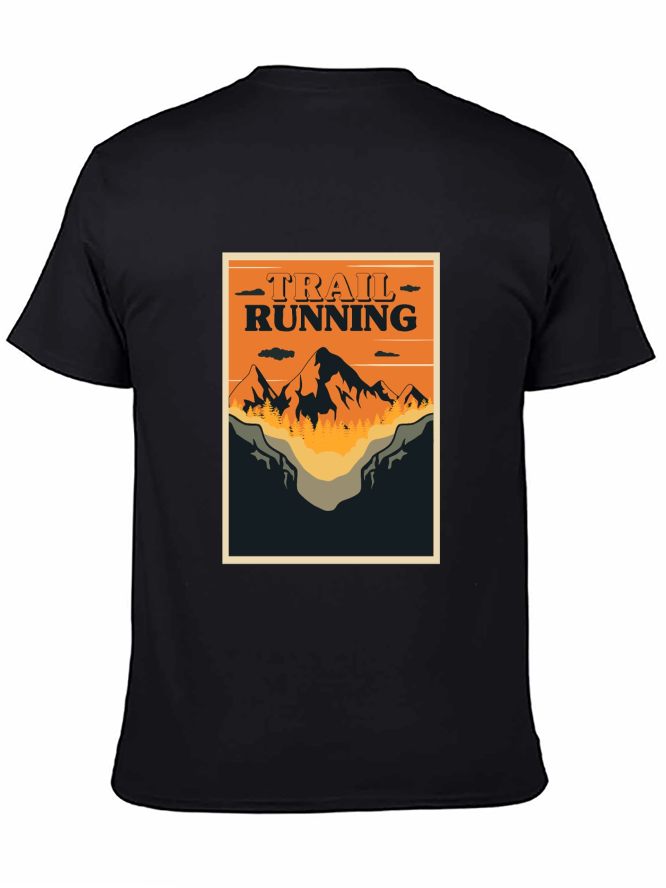Trail Running Graphic Tee - Outdoor Adventure Shirt