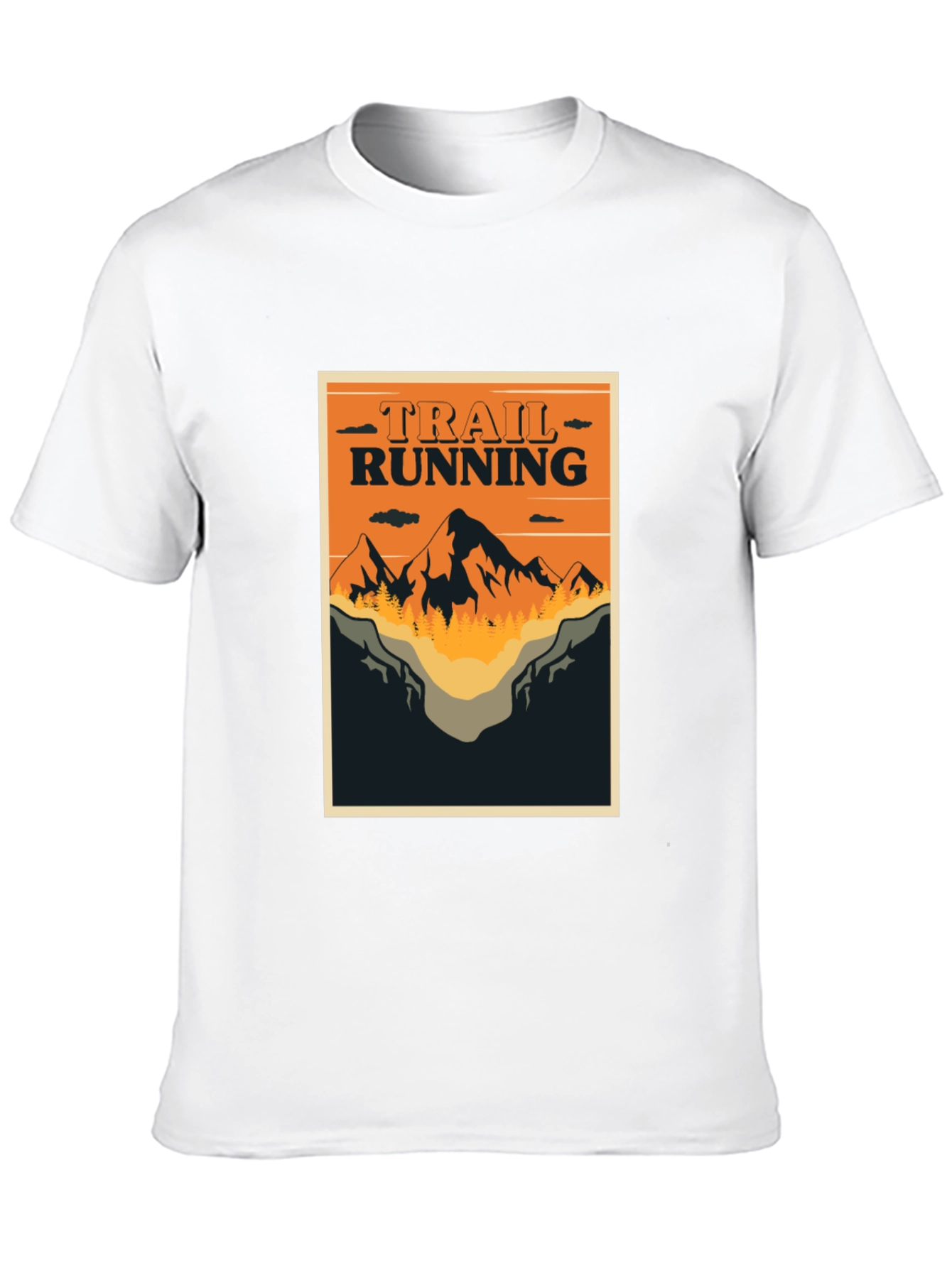 Trail Running Graphic Tee - Outdoor Adventure Shirt