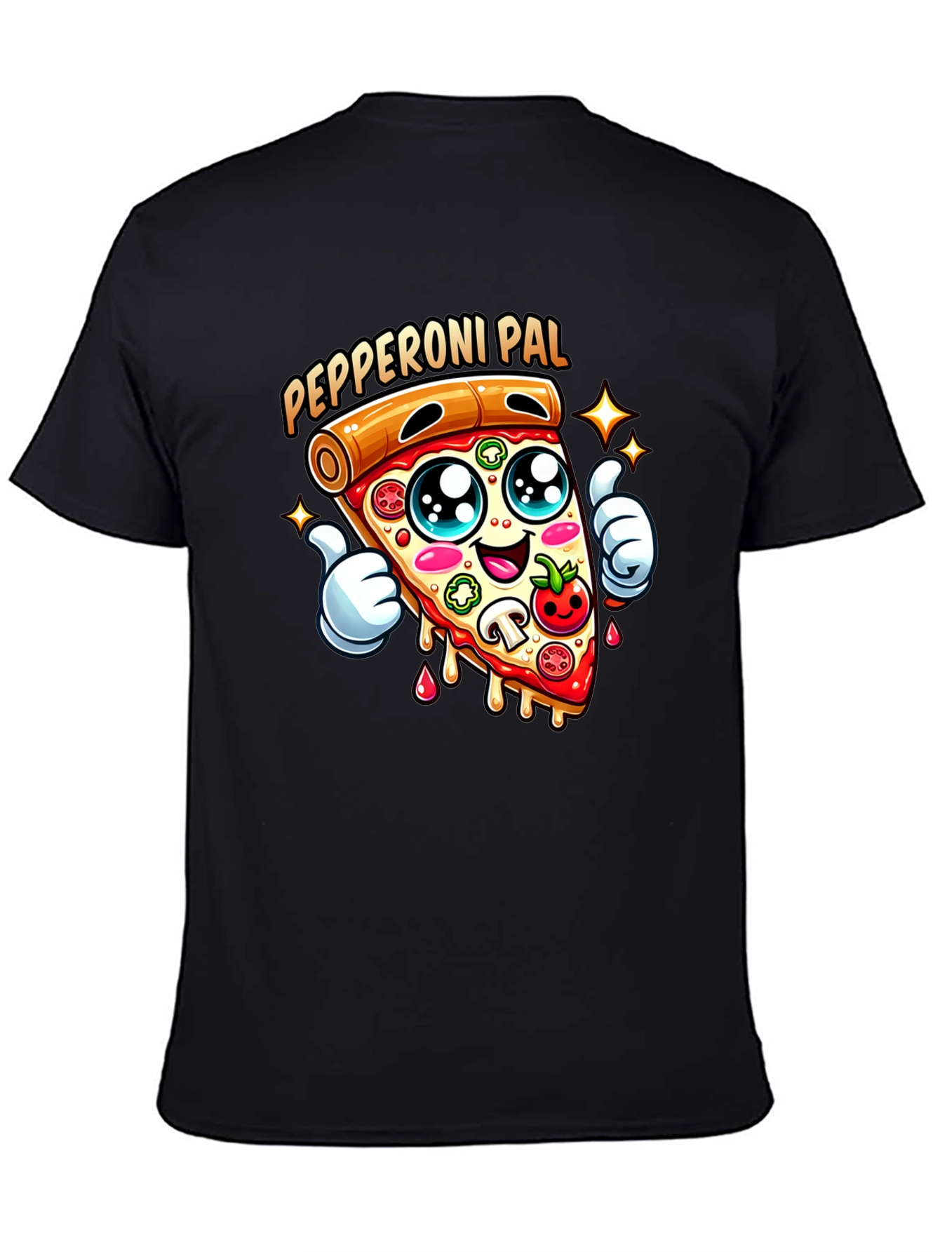 Pepperoni Pal Graphic Tee - Fun Pizza T-Shirt
