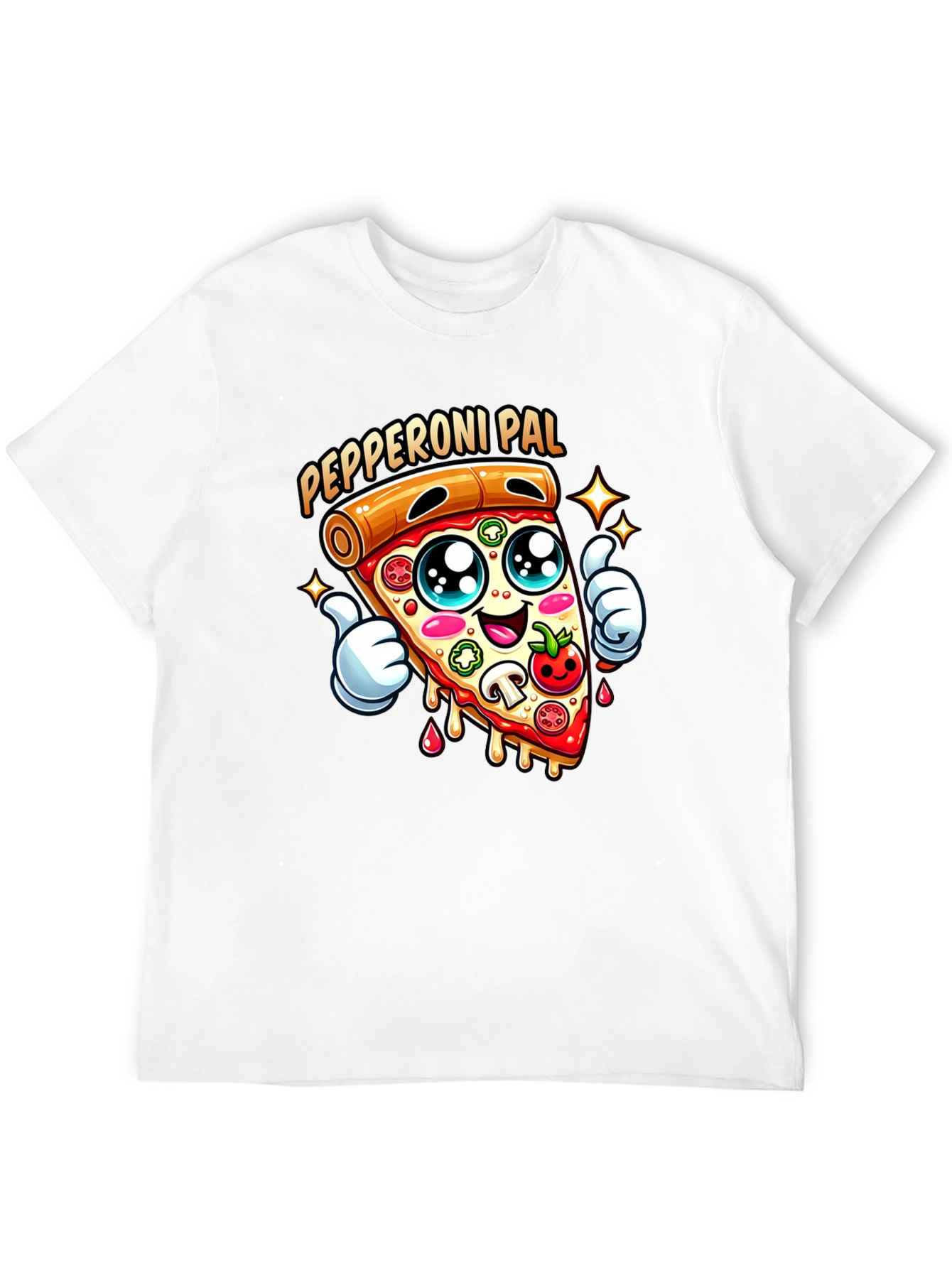 Pepperoni Pal Graphic Tee - Fun Pizza T-Shirt