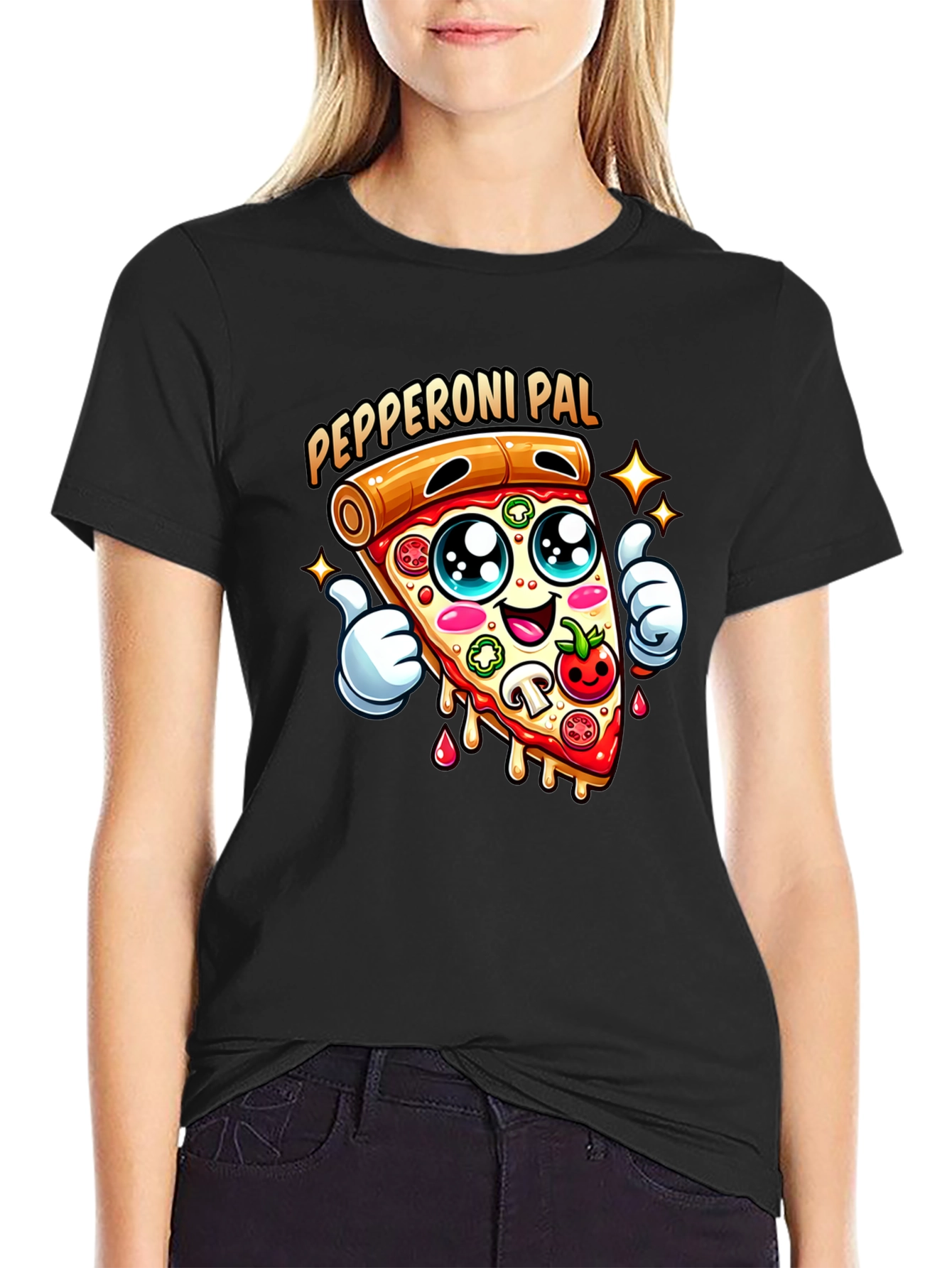 Pepperoni Pal Graphic Tee - Fun Pizza T-Shirt