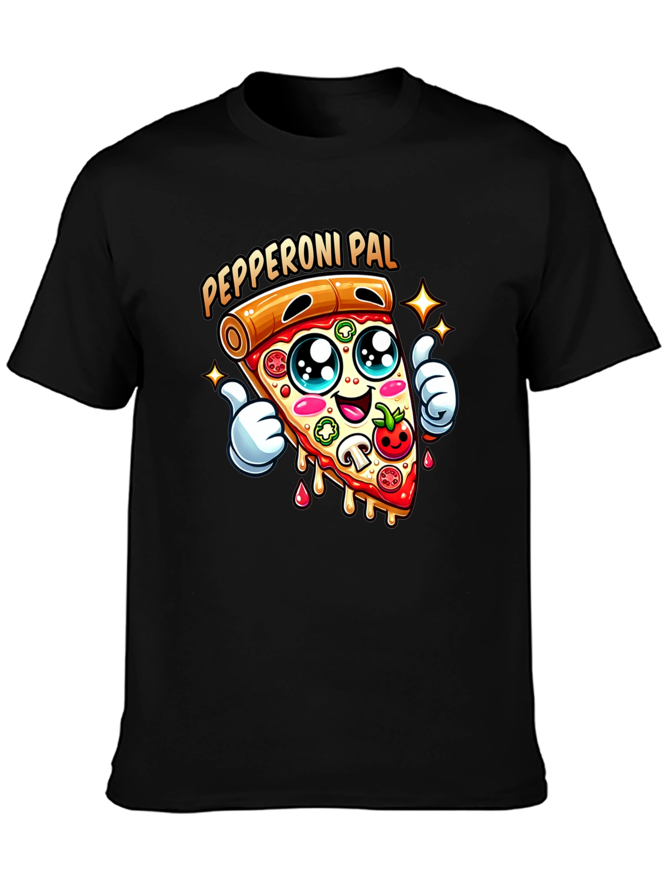 Pepperoni Pal Graphic Tee - Fun Pizza T-Shirt