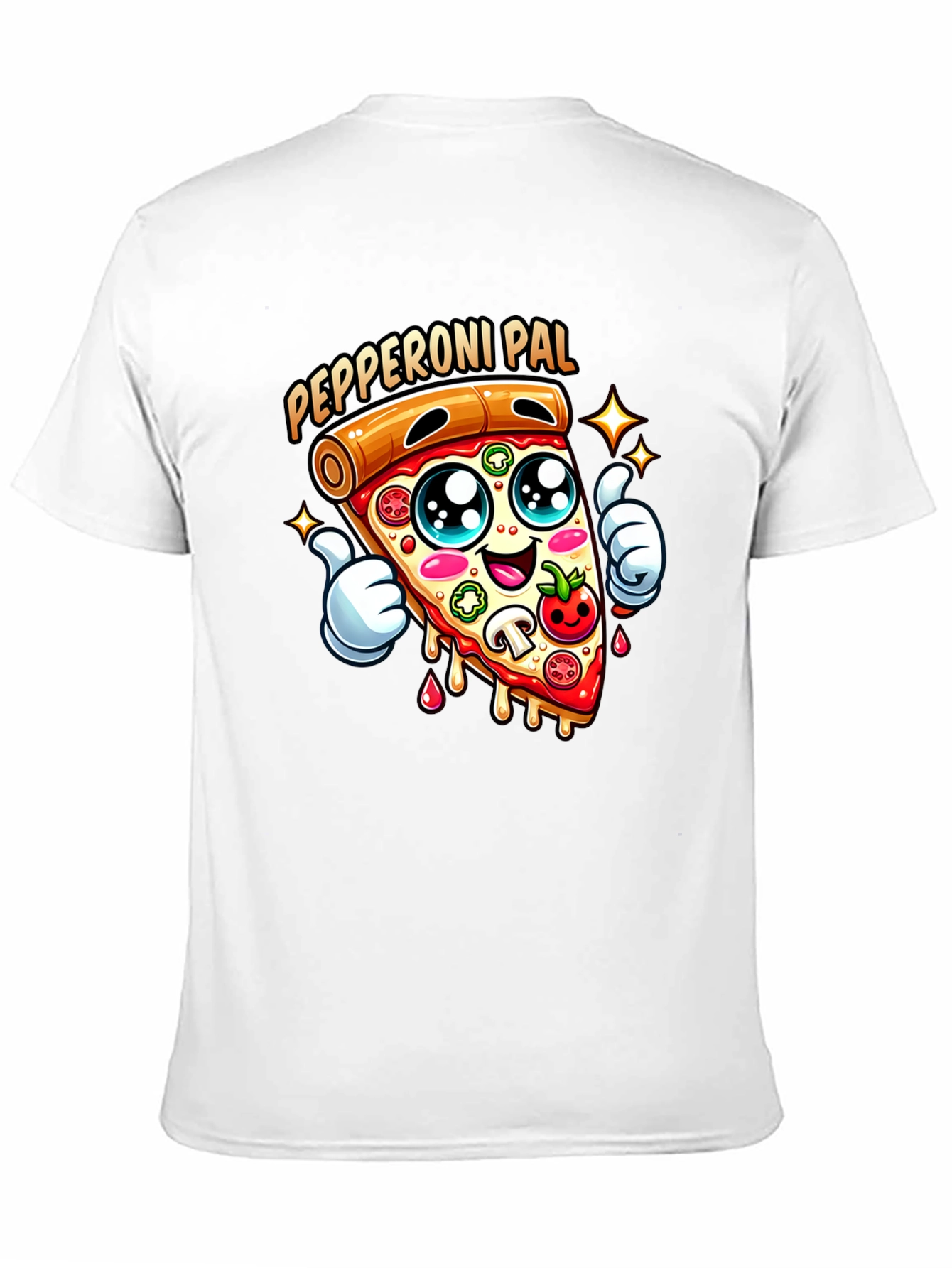 Pepperoni Pal Graphic Tee - Fun Pizza T-Shirt