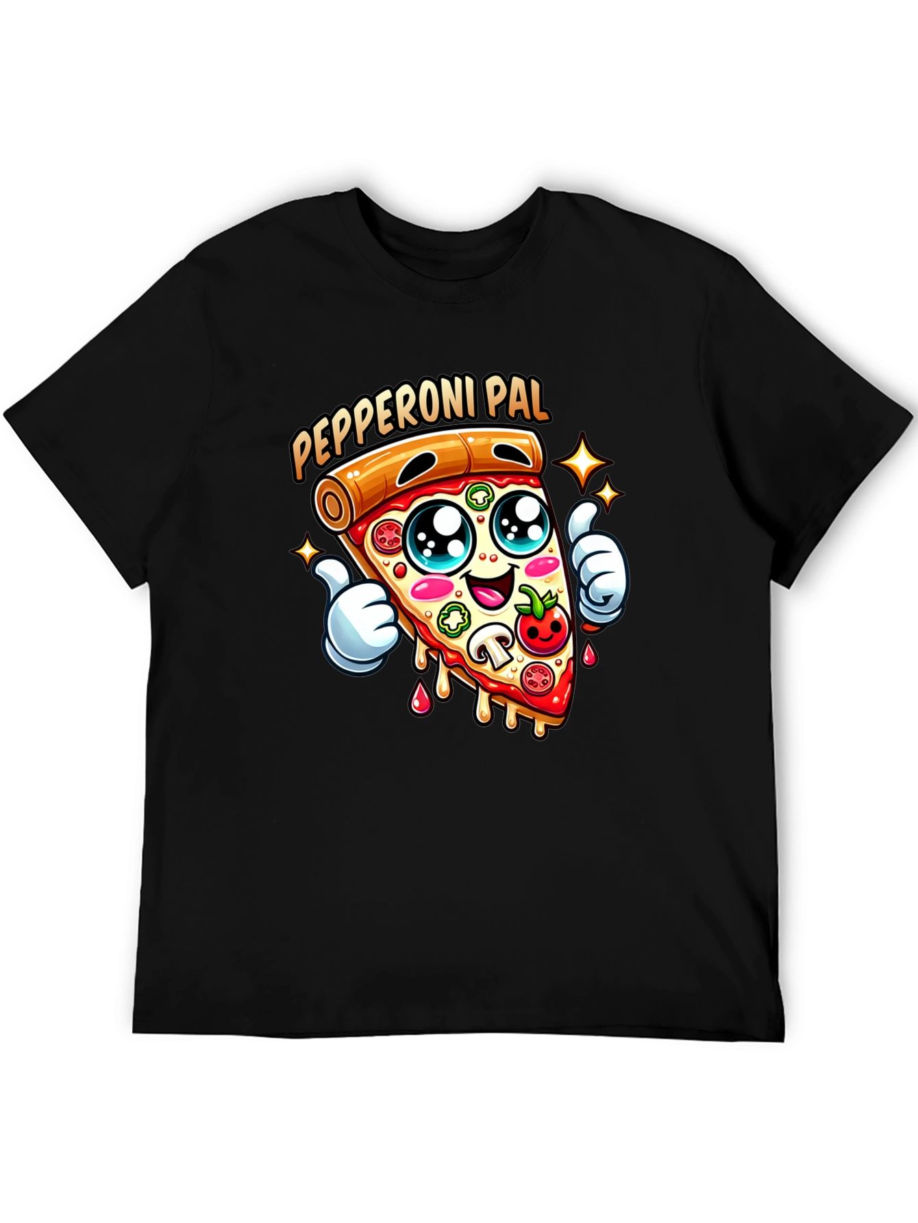 Pepperoni Pal Graphic Tee - Fun Pizza T-Shirt