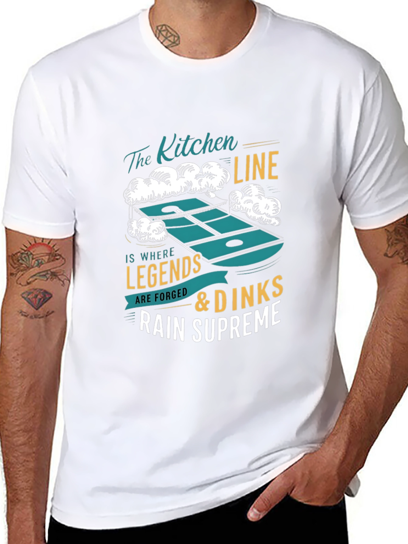 Pickleball Legend T-Shirt - Kitchen Line Supreme Tee