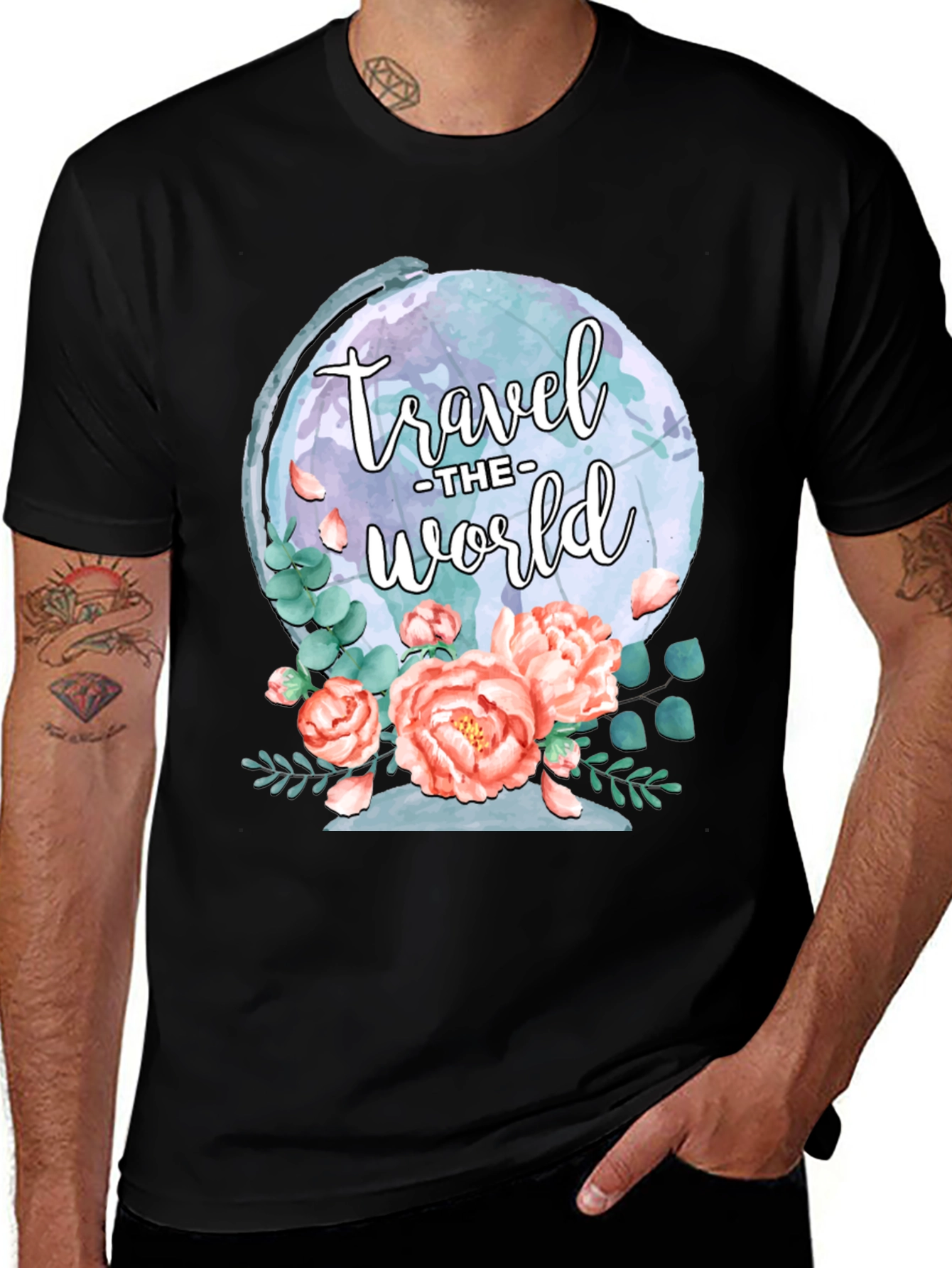 Travel The World Graphic T-Shirt
