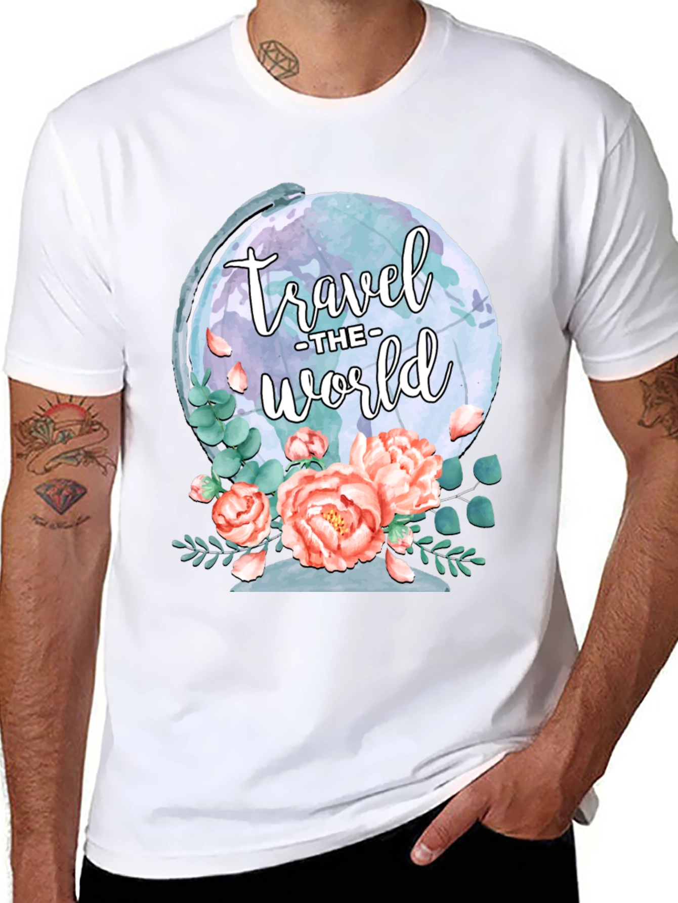 Travel The World Graphic T-Shirt