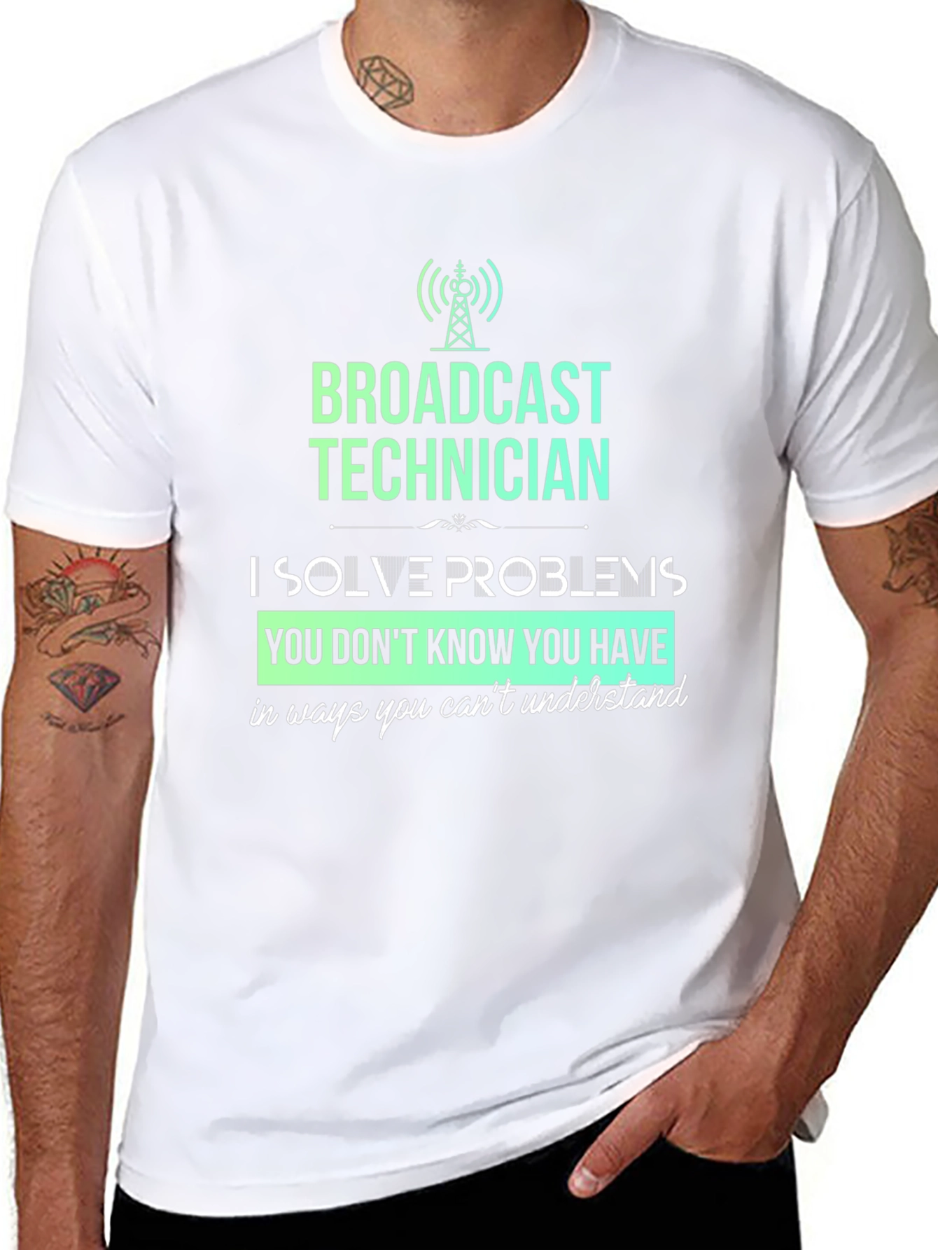 Broadcast Technician T-Shirt - Solve Problems