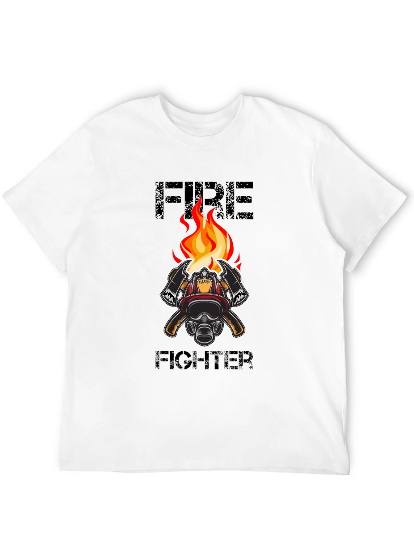 Firefighter Graphic T-Shirt - Black