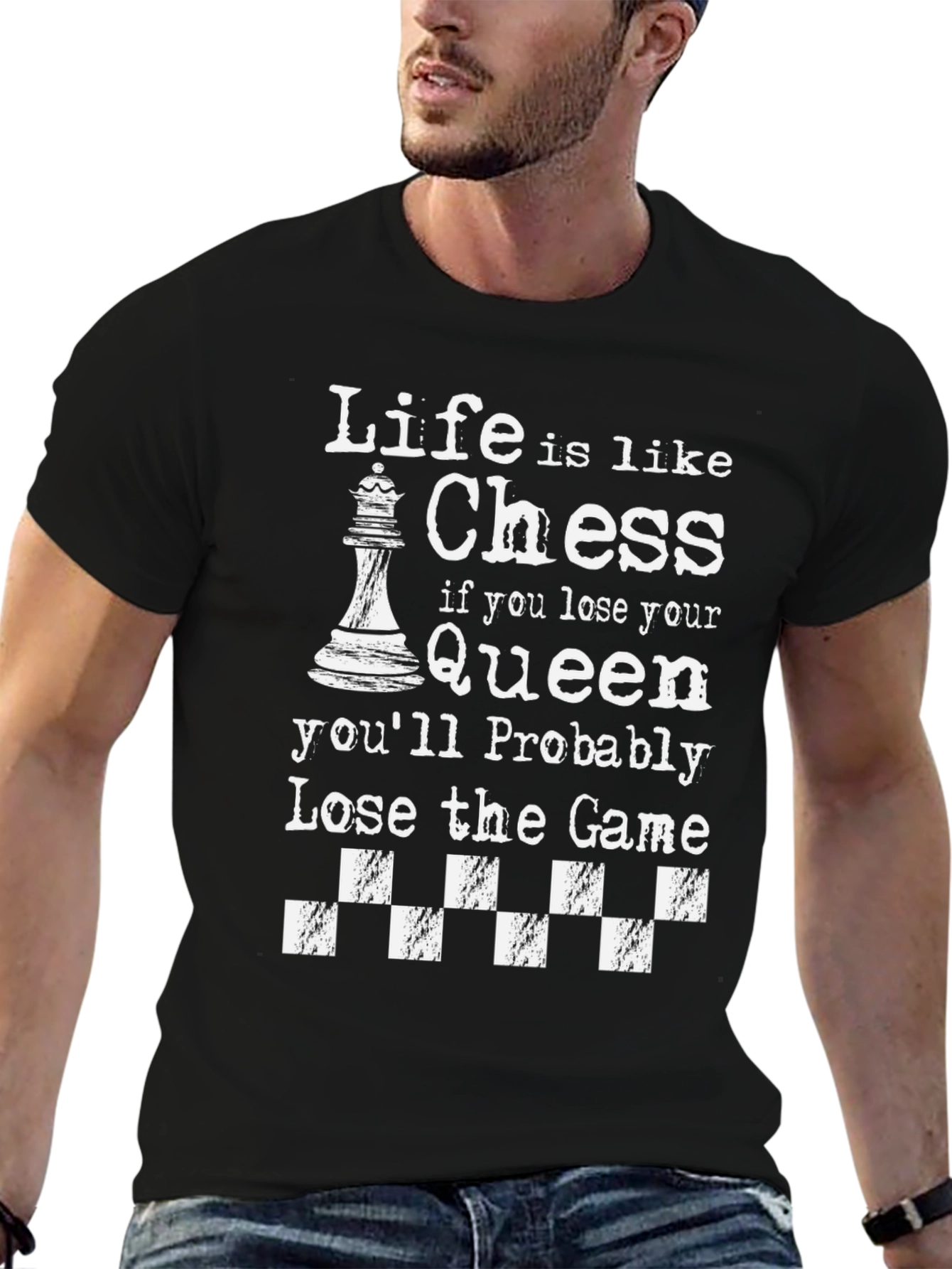 Life is Like Chess Graphic Tee