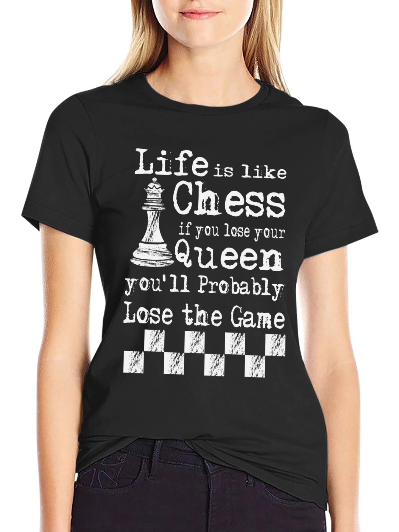 Life is Like Chess Graphic Tee