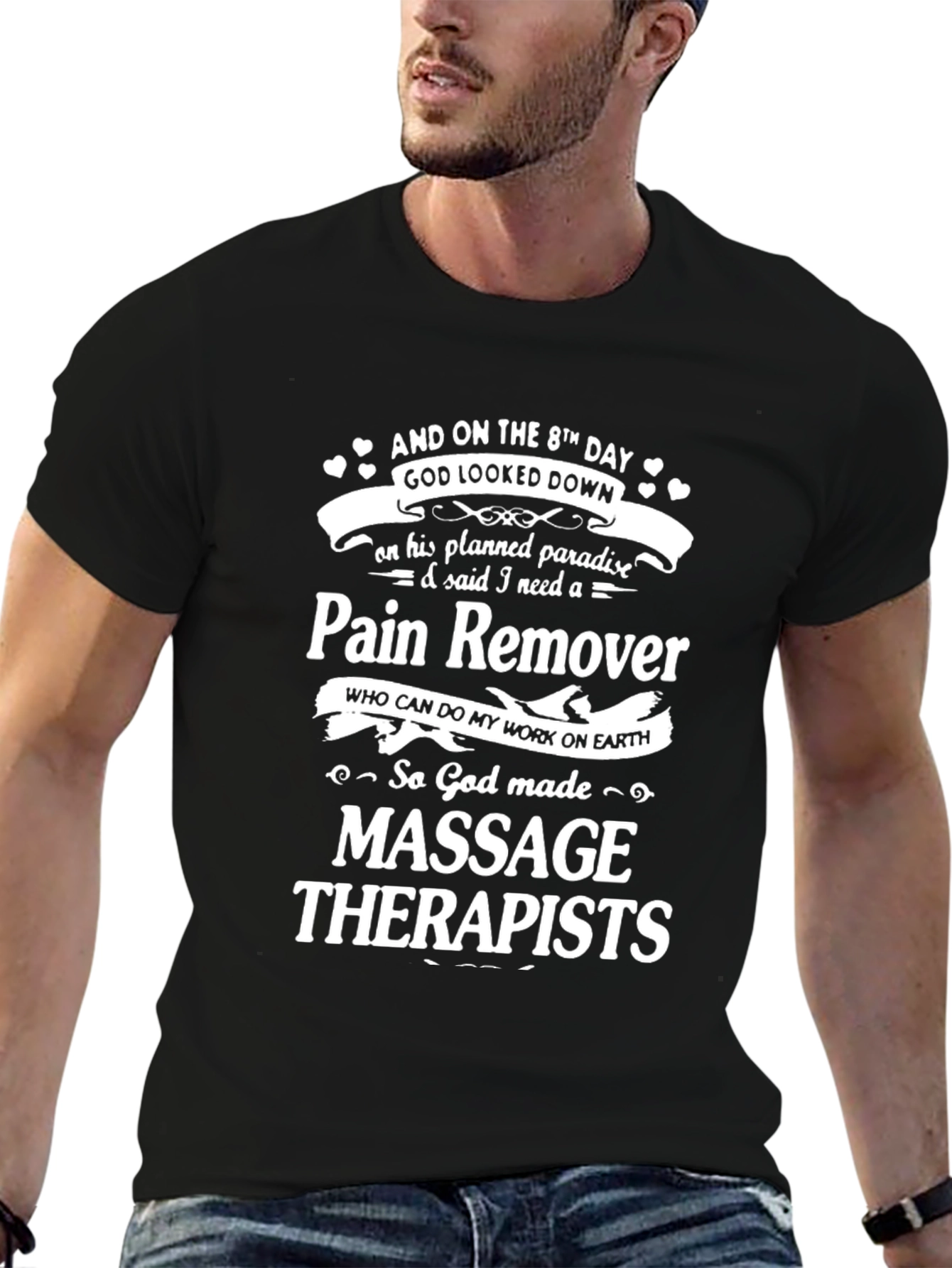Pain Remover Massage Therapist Graphic Tee