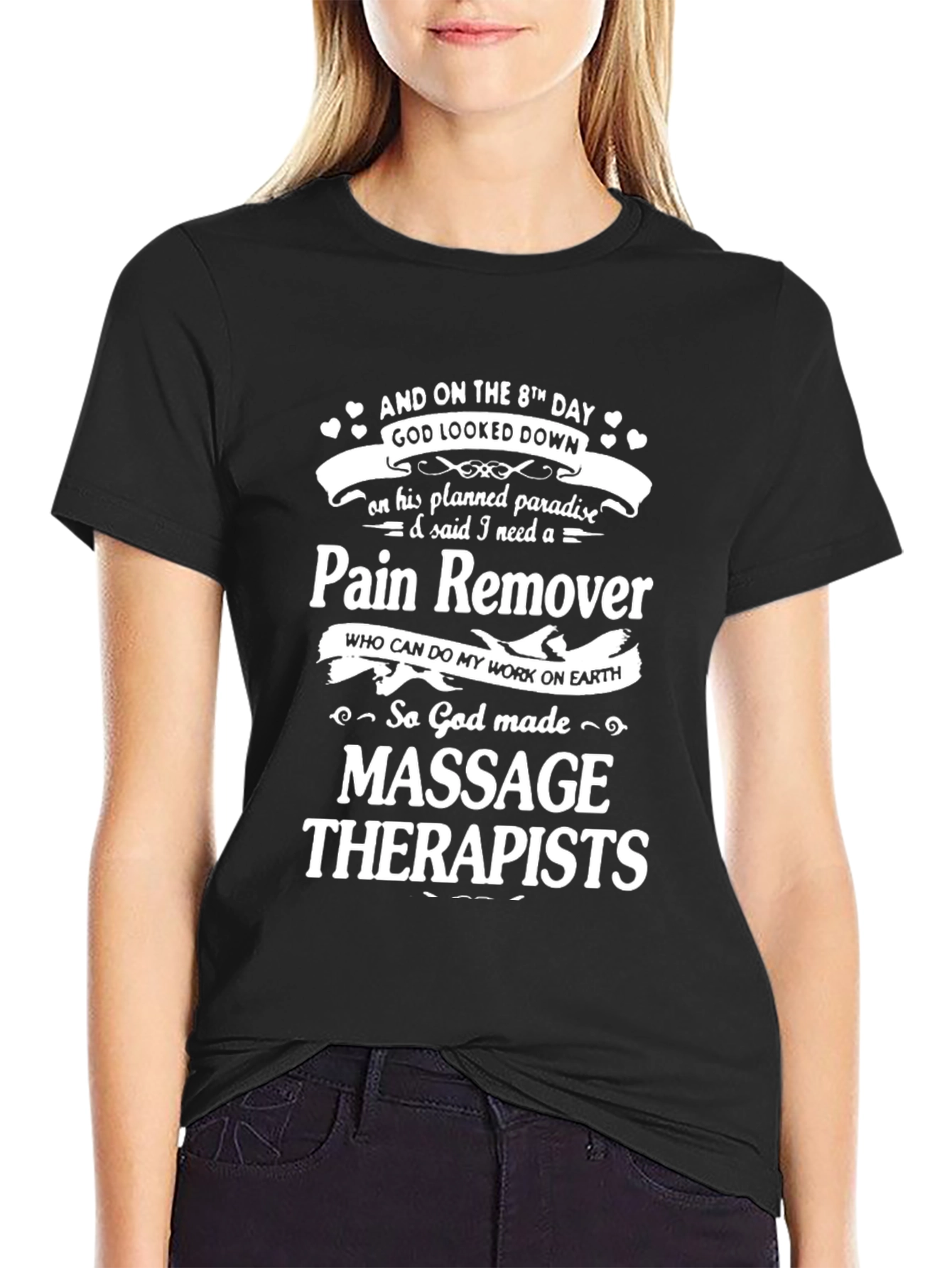 Pain Remover Massage Therapist Graphic Tee