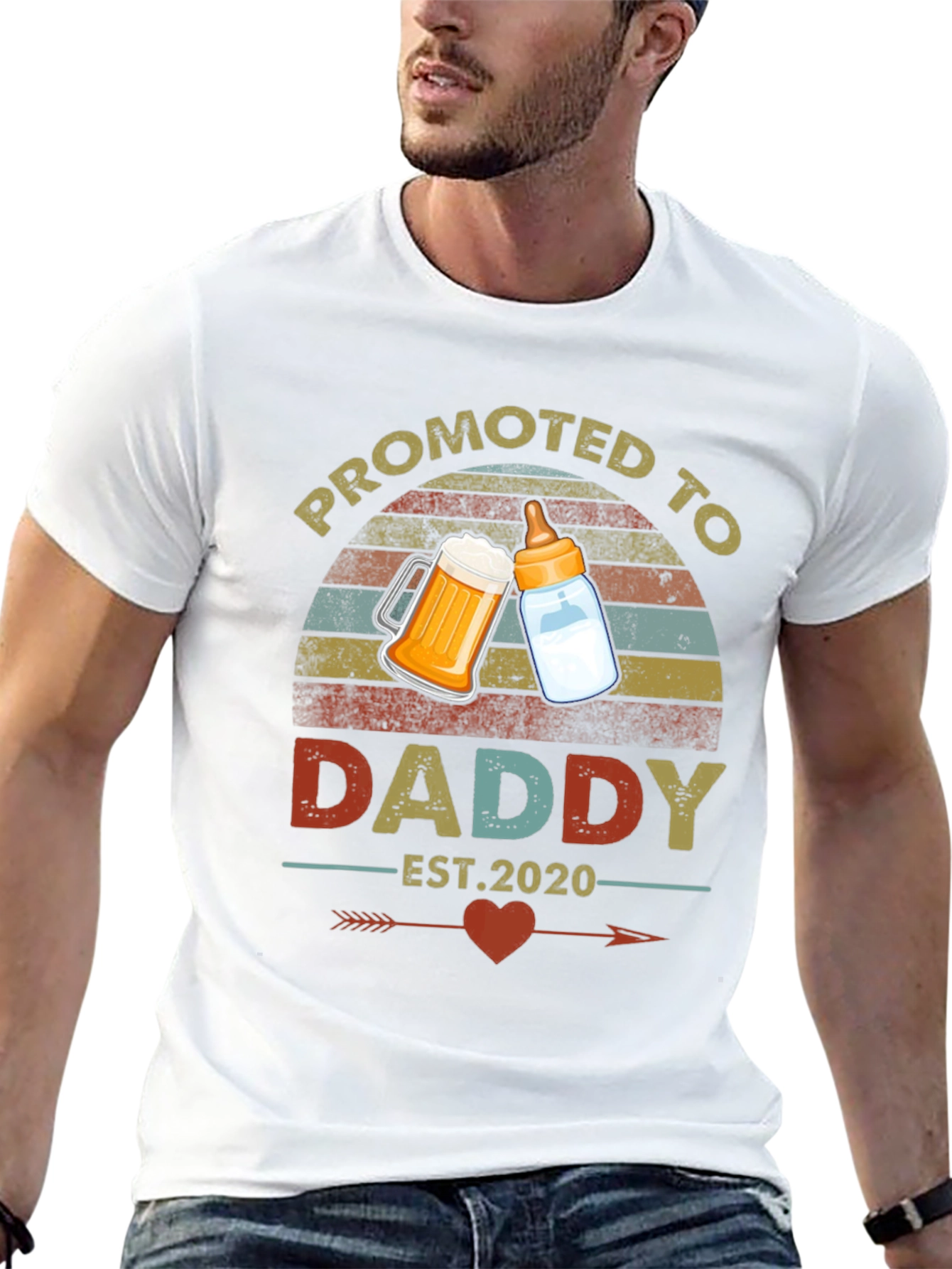 Promoted to Daddy Est. 2020 T-Shirt