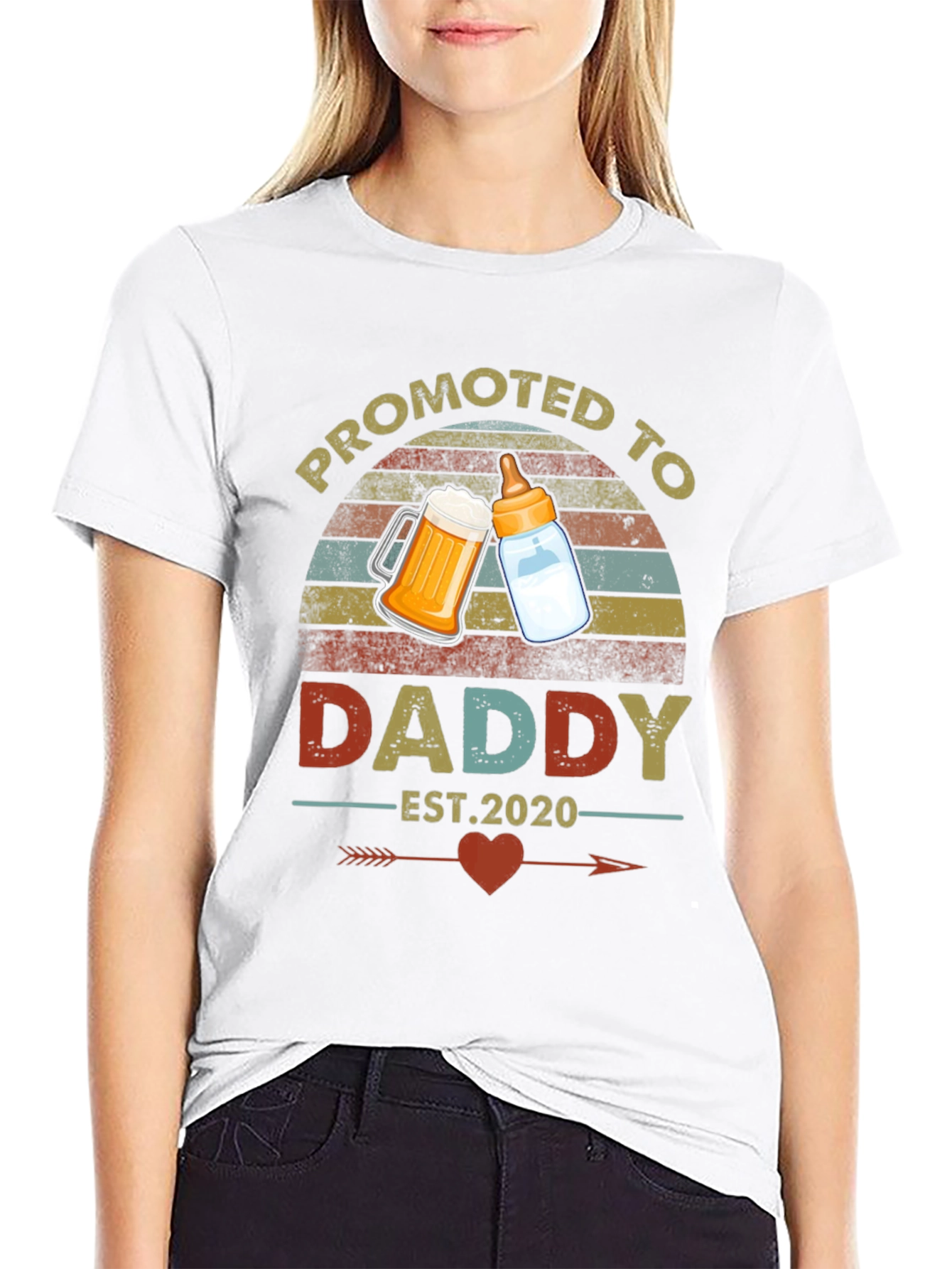 Promoted to Daddy Est. 2020 T-Shirt