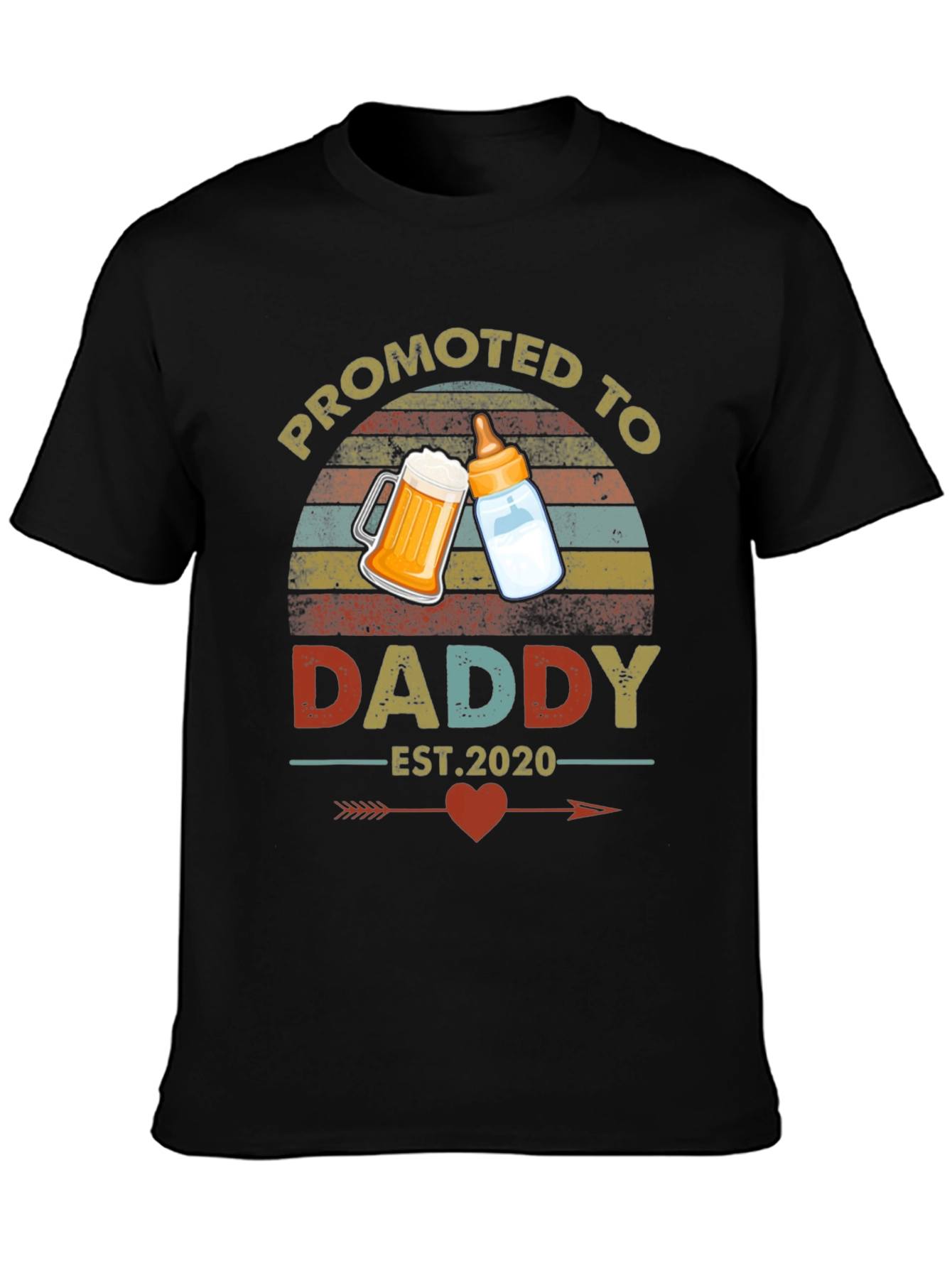 Promoted to Daddy Est. 2020 T-Shirt