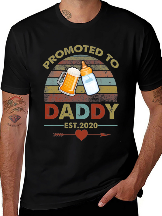 Promoted to Daddy Est. 2020 T-Shirt