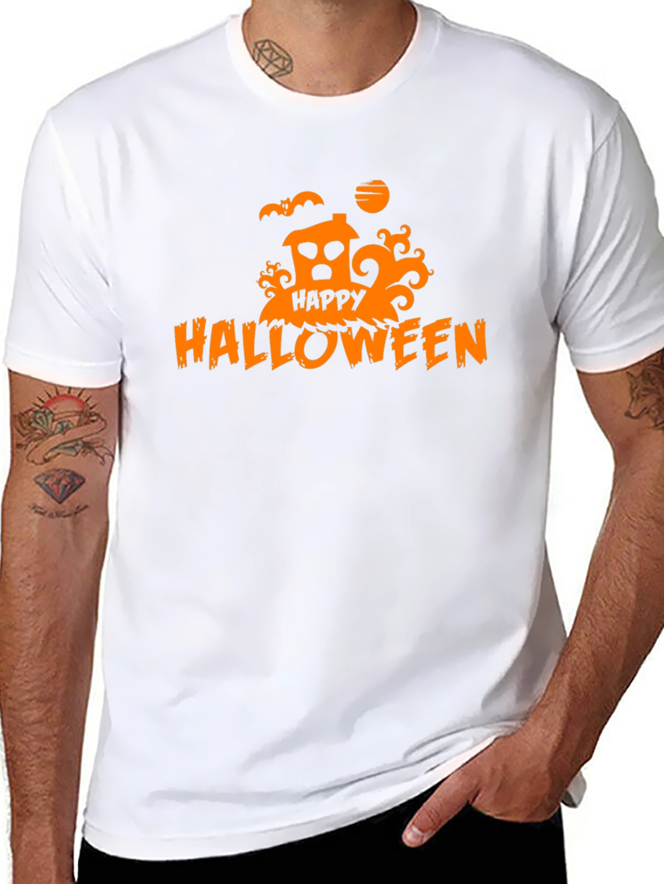 Happy Halloween Black T-Shirt