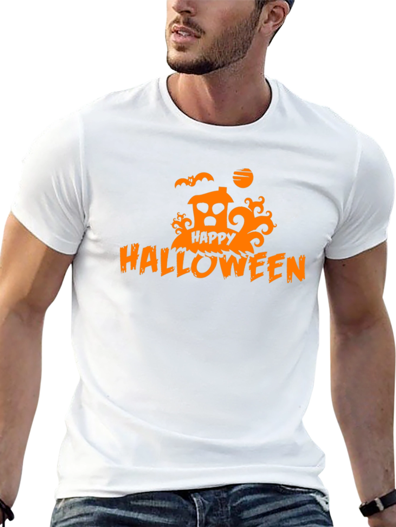 Happy Halloween Black T-Shirt