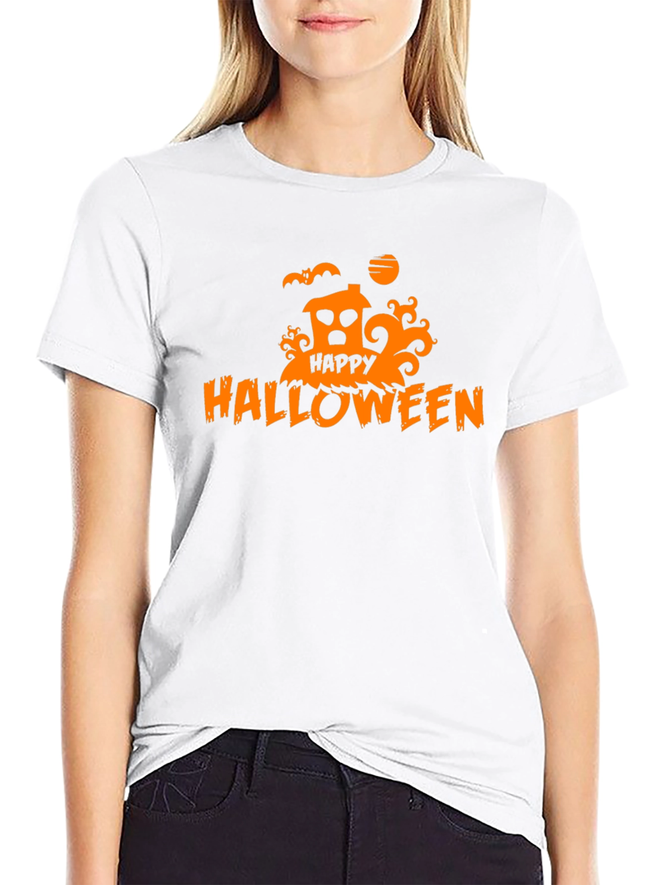 Happy Halloween Black T-Shirt
