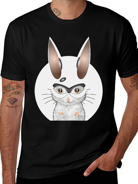 Funny Hamster Rabbit Graphic T-Shirt - Unique Design