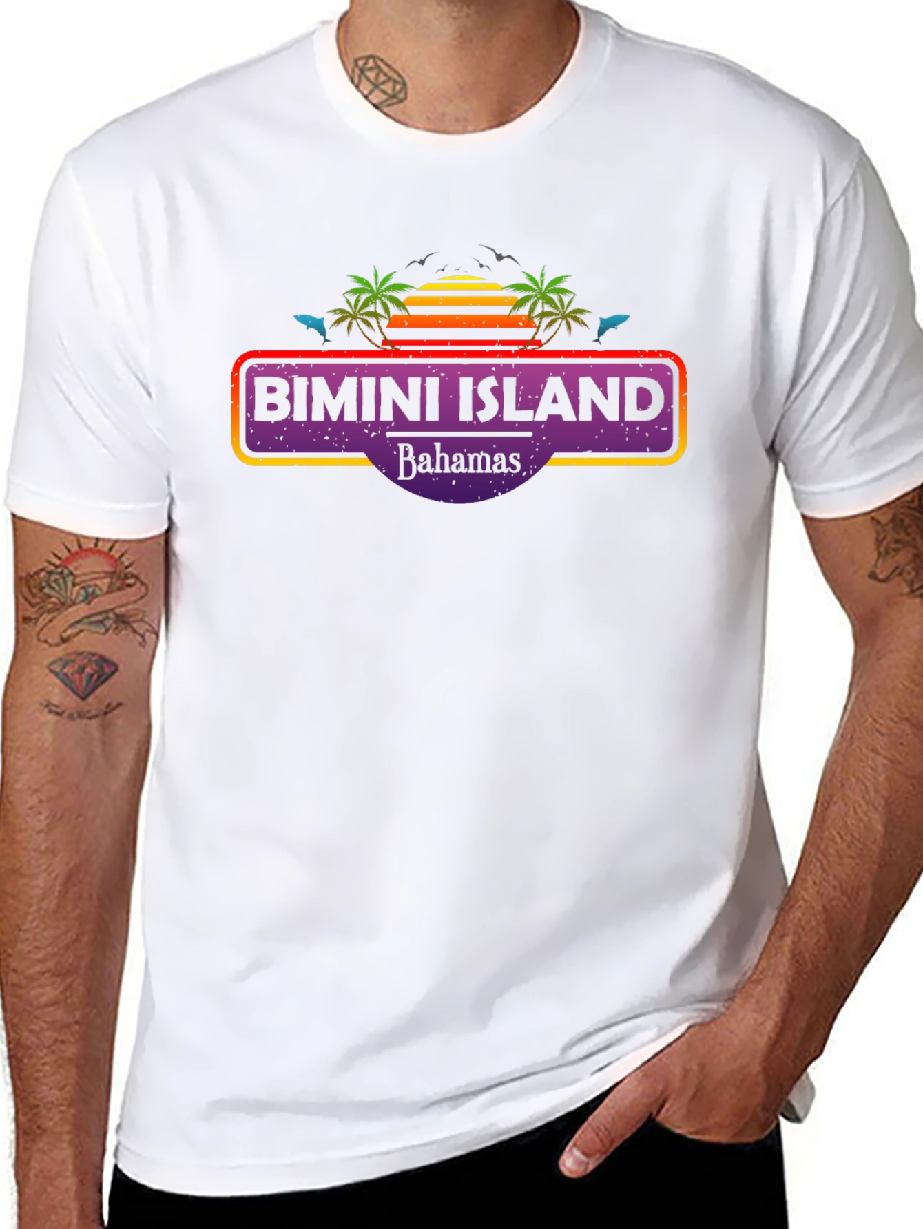 Bimini Island Bahamas T-Shirt Retro Design