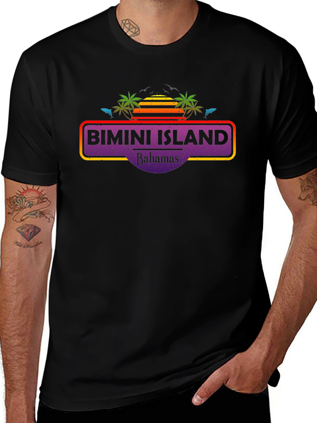 Bimini Island Bahamas T-Shirt Retro Design