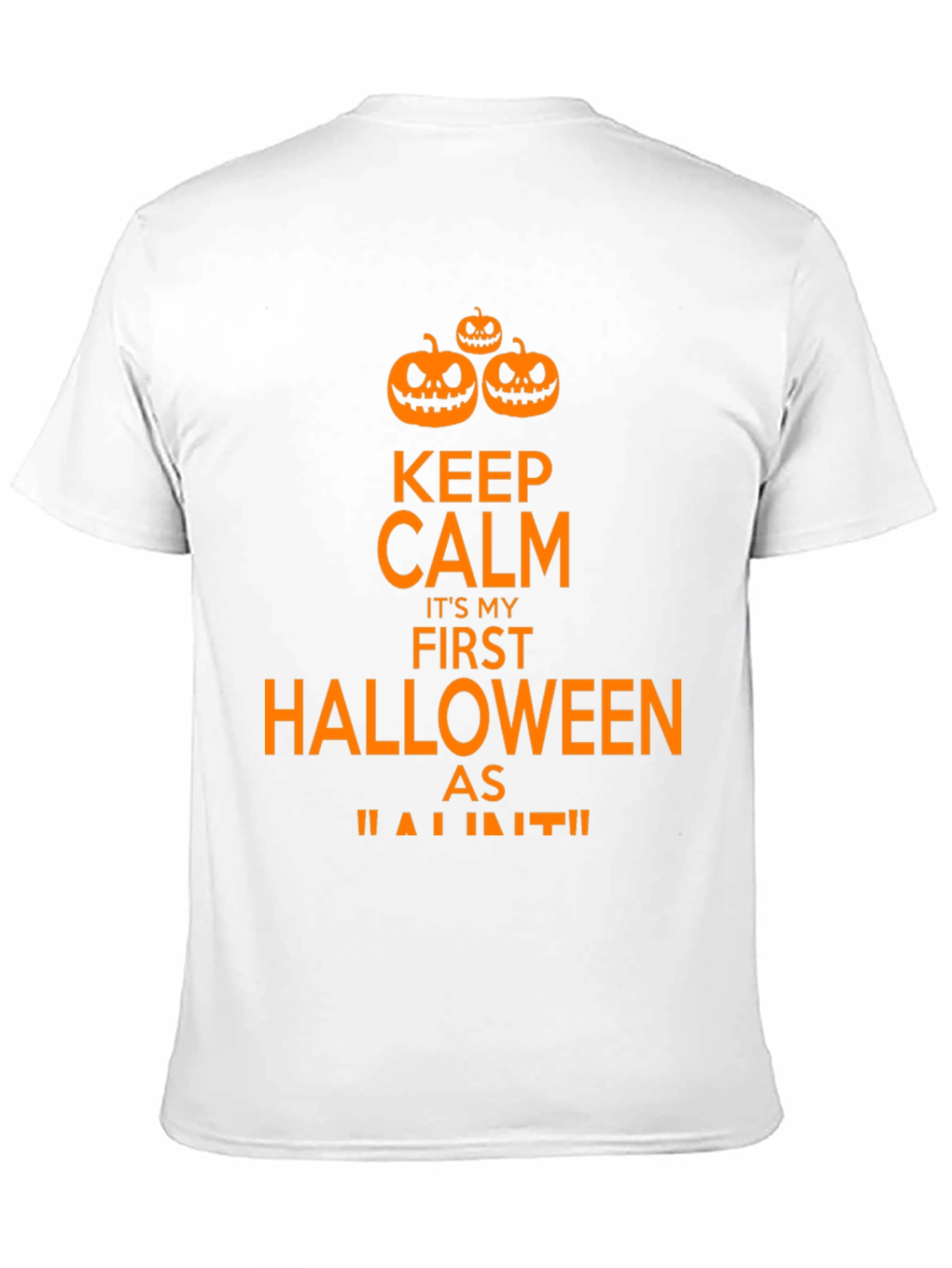 Keep Calm First Halloween Black T-Shirt