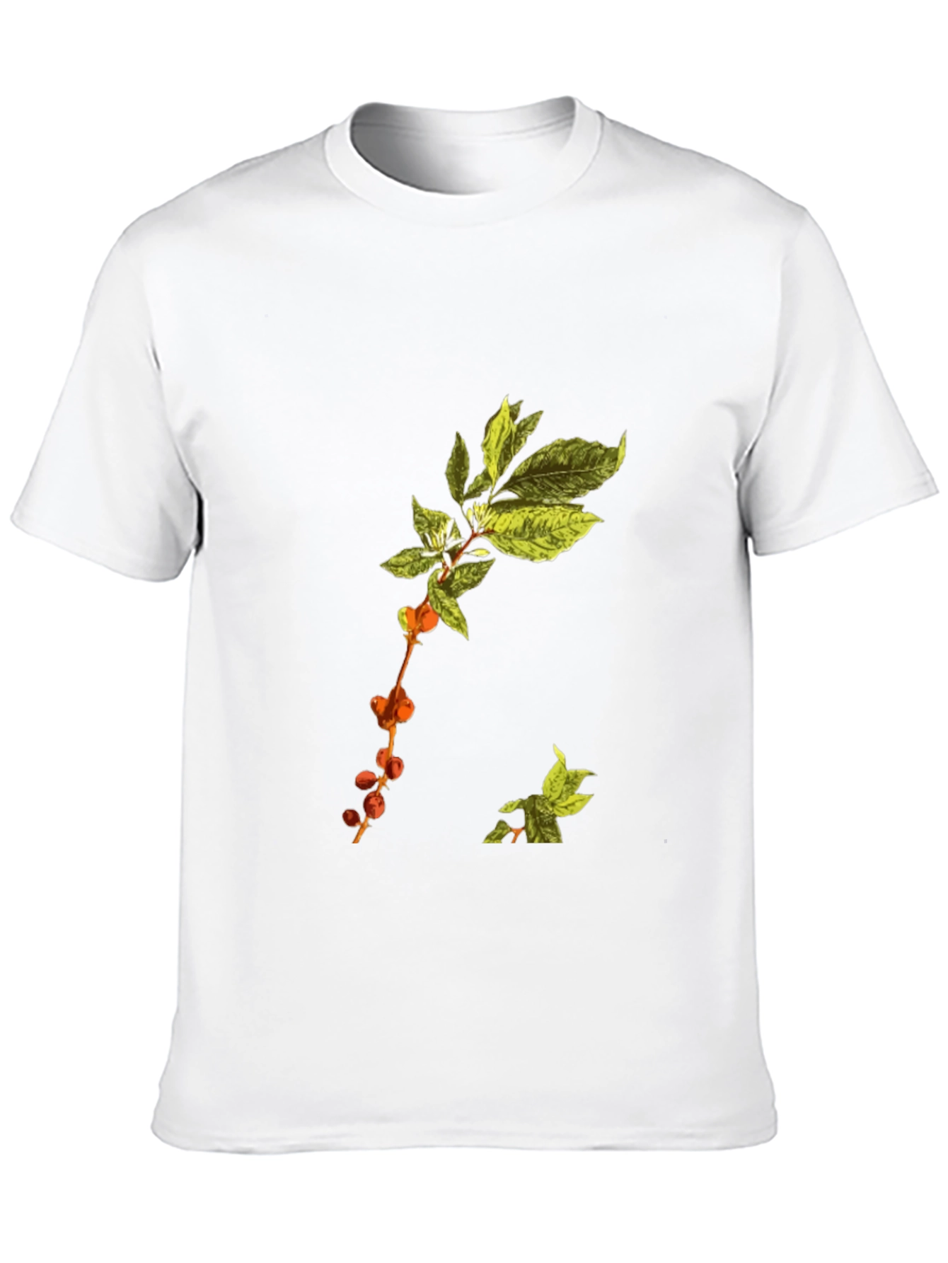 Botanical Branch Black T-Shirt