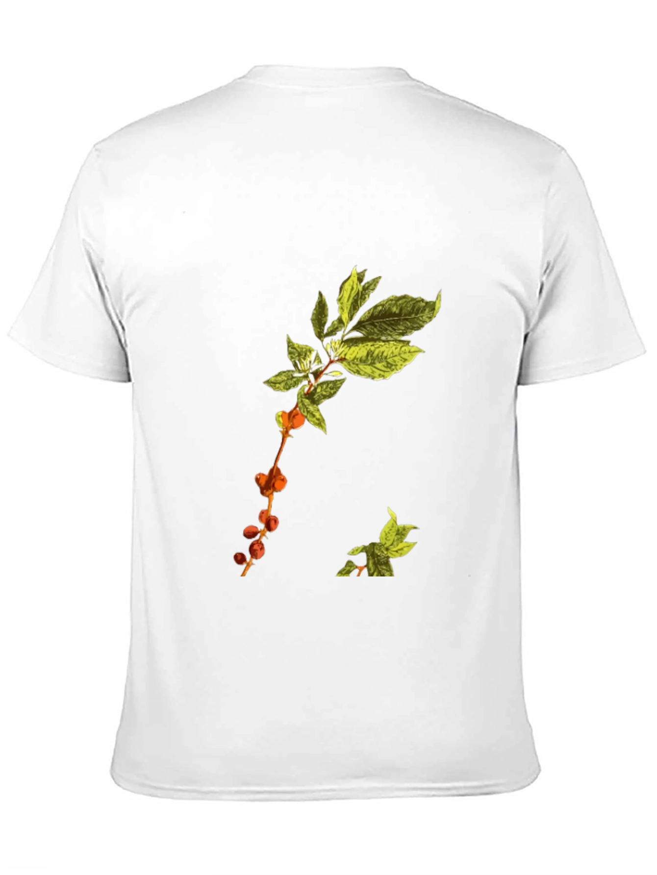 Botanical Branch Black T-Shirt