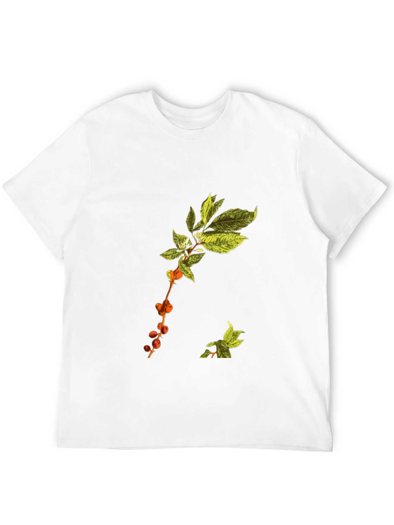 Botanical Branch Black T-Shirt