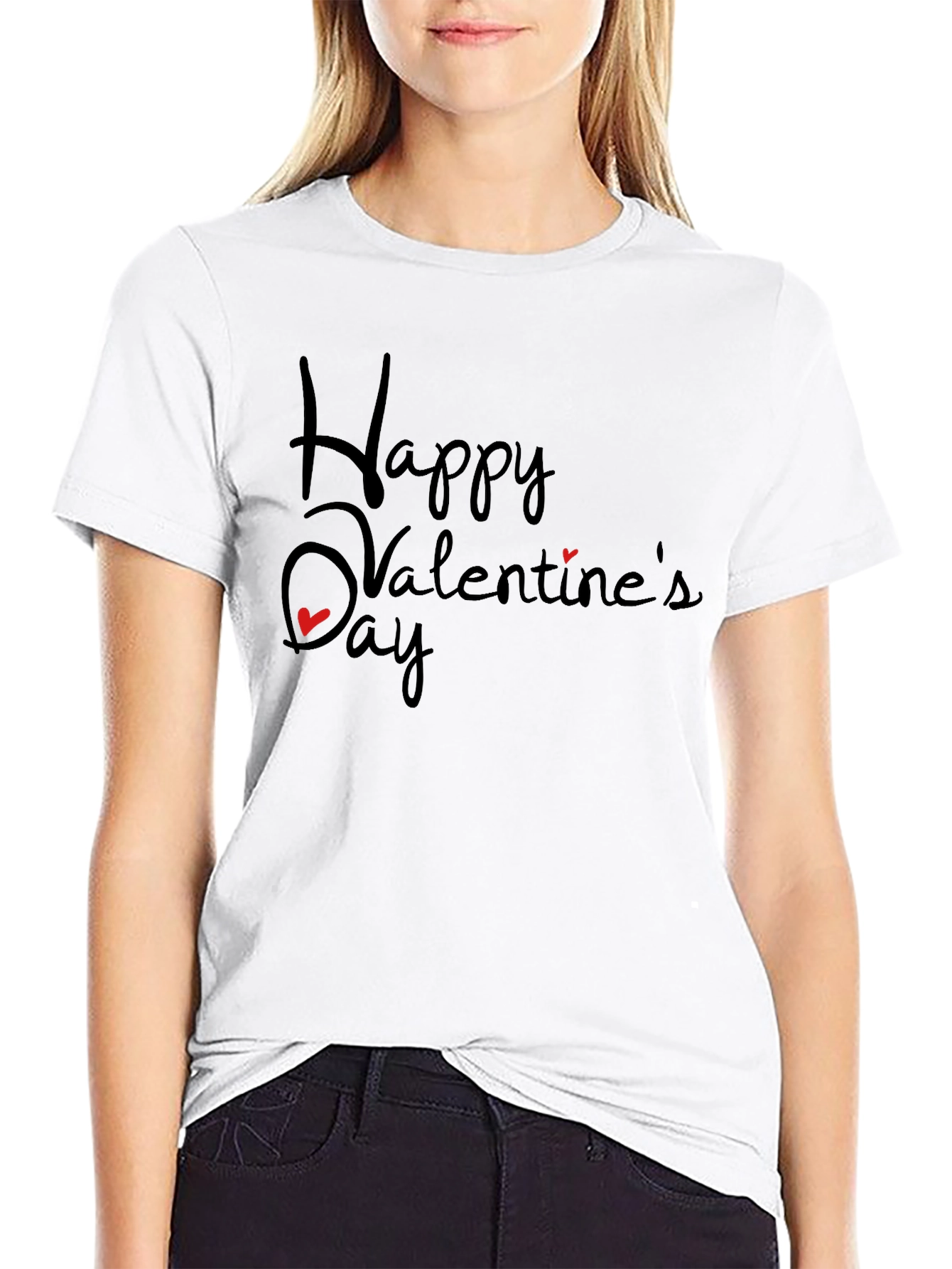 Happy Valentines Day Graphic T-Shirt