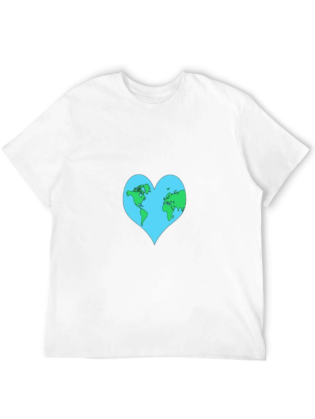 Earth Heart Graphic Tee - Black