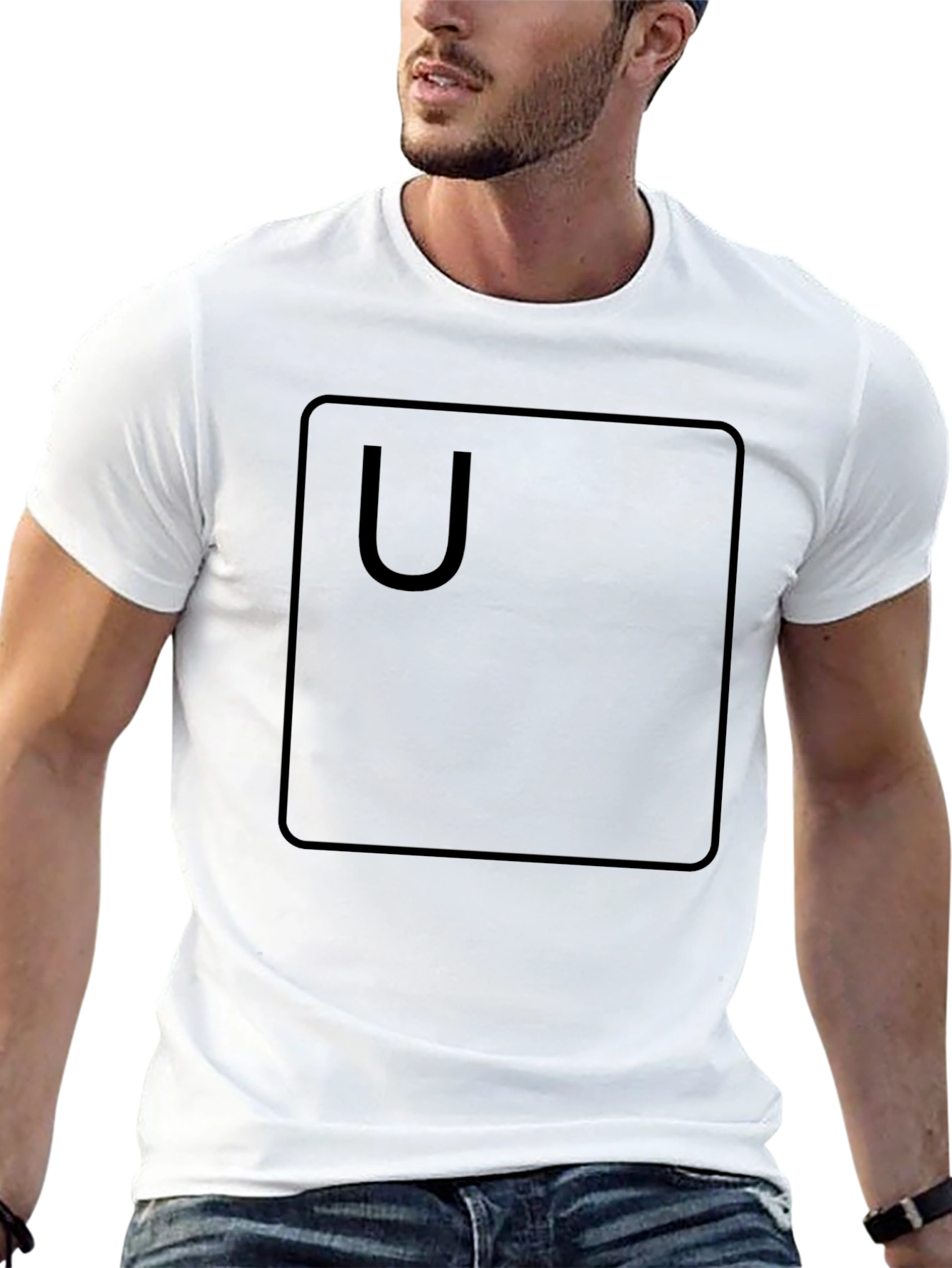 U Key Black T-Shirt - Gamer Style