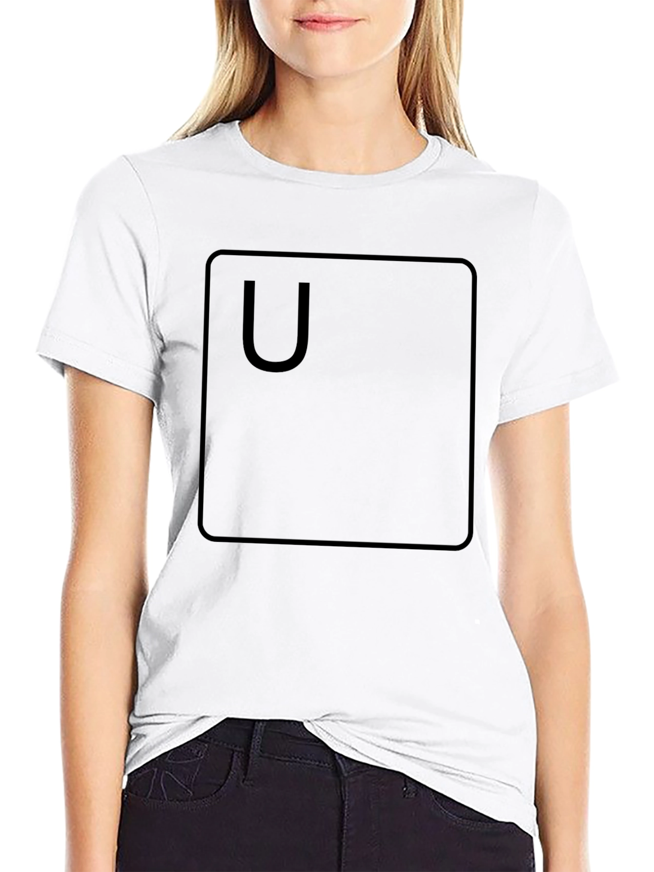 U Key Black T-Shirt - Gamer Style