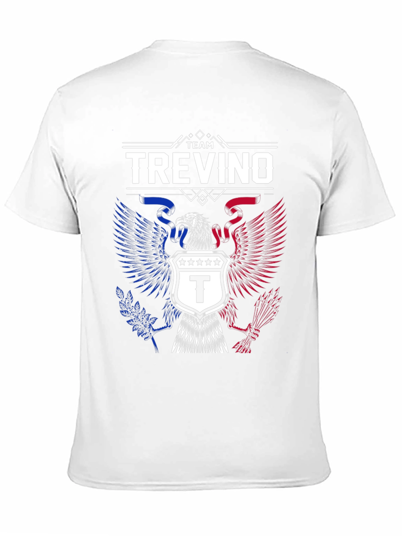 Team Trevino Eagle Crest Graphic Tee - Patriotic Pride