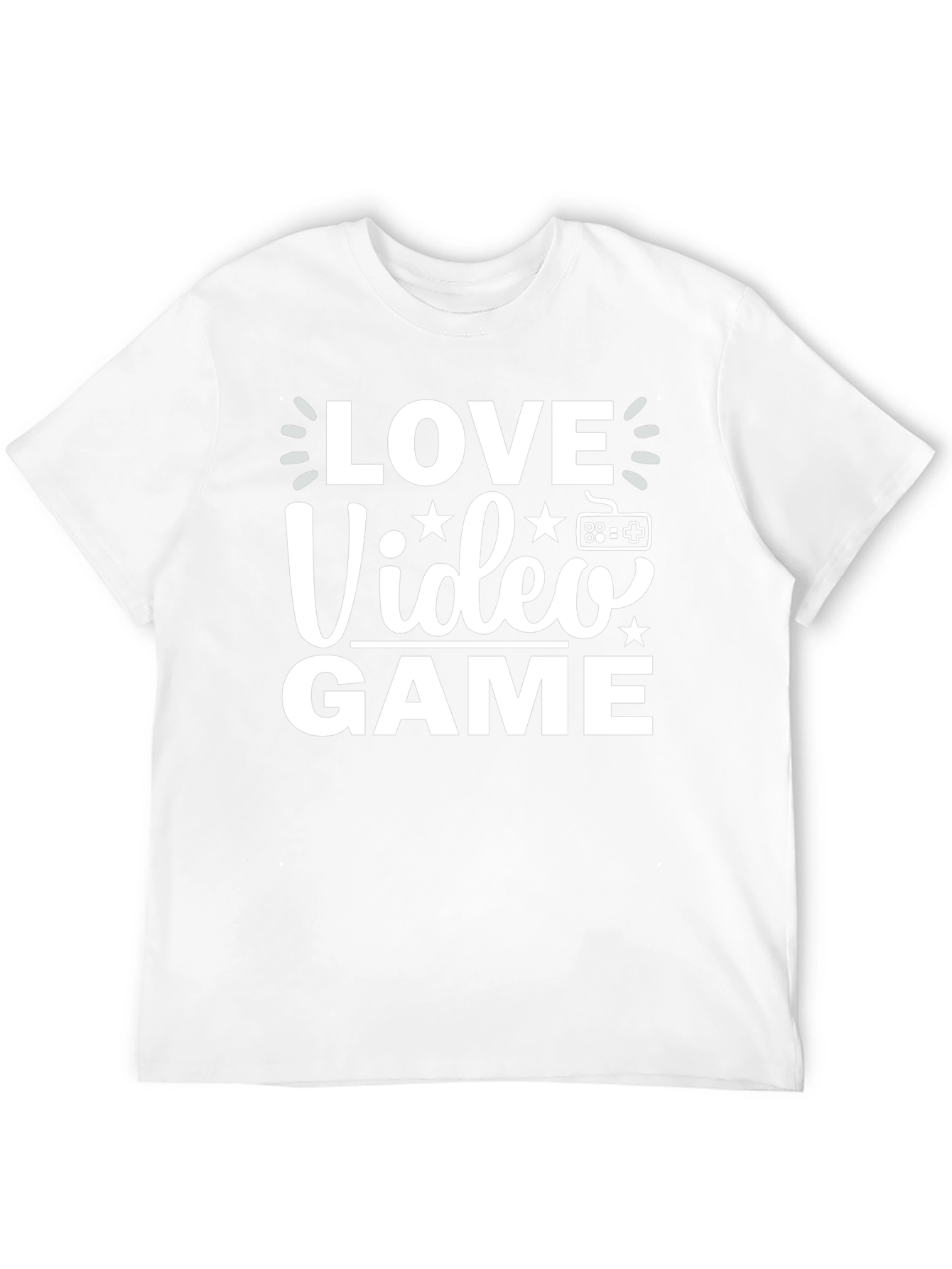 Love Video Game Black Graphic Tee