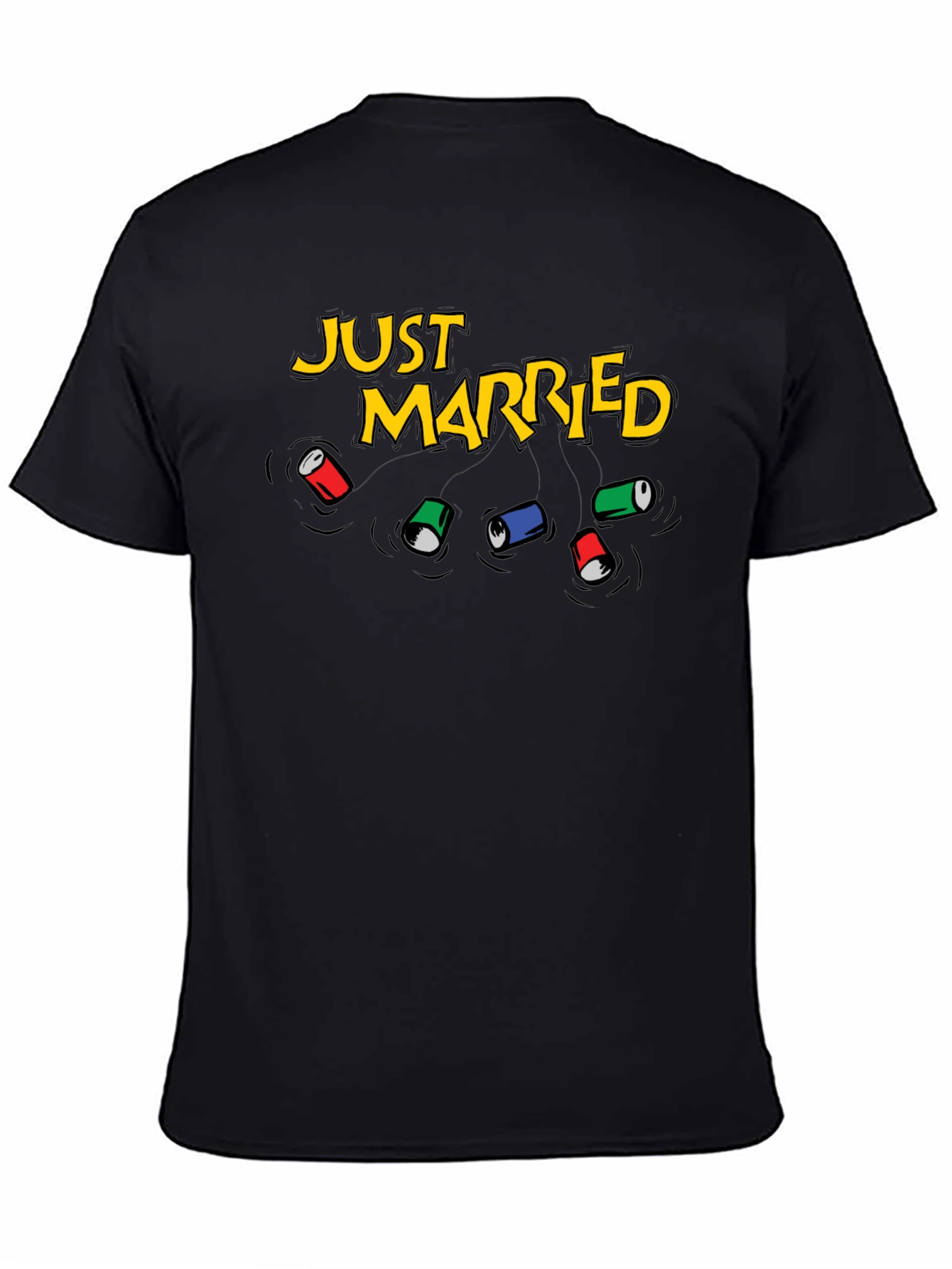 Just Married Can T-Shirt