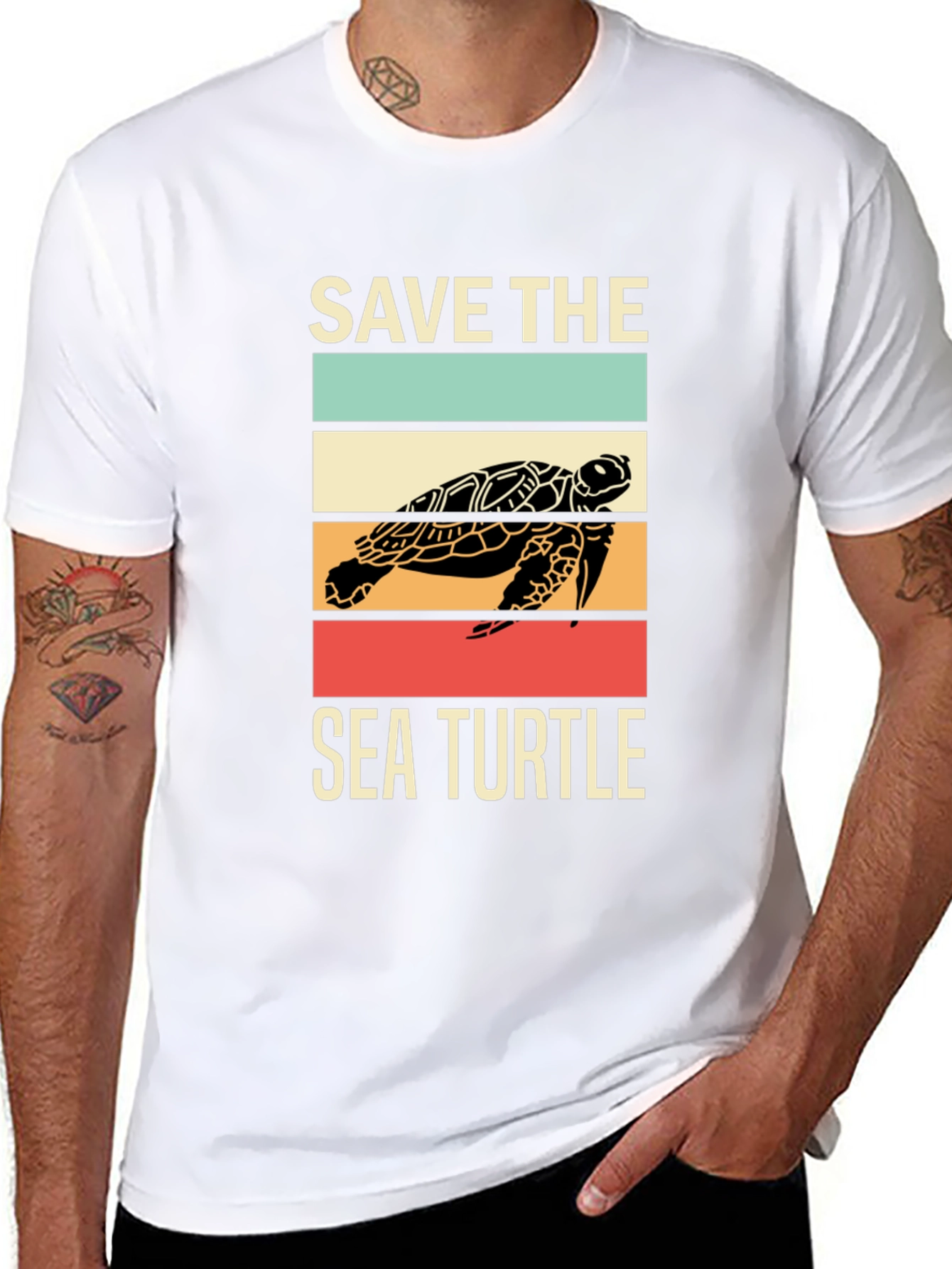 Save the Sea Turtle Graphic Tee