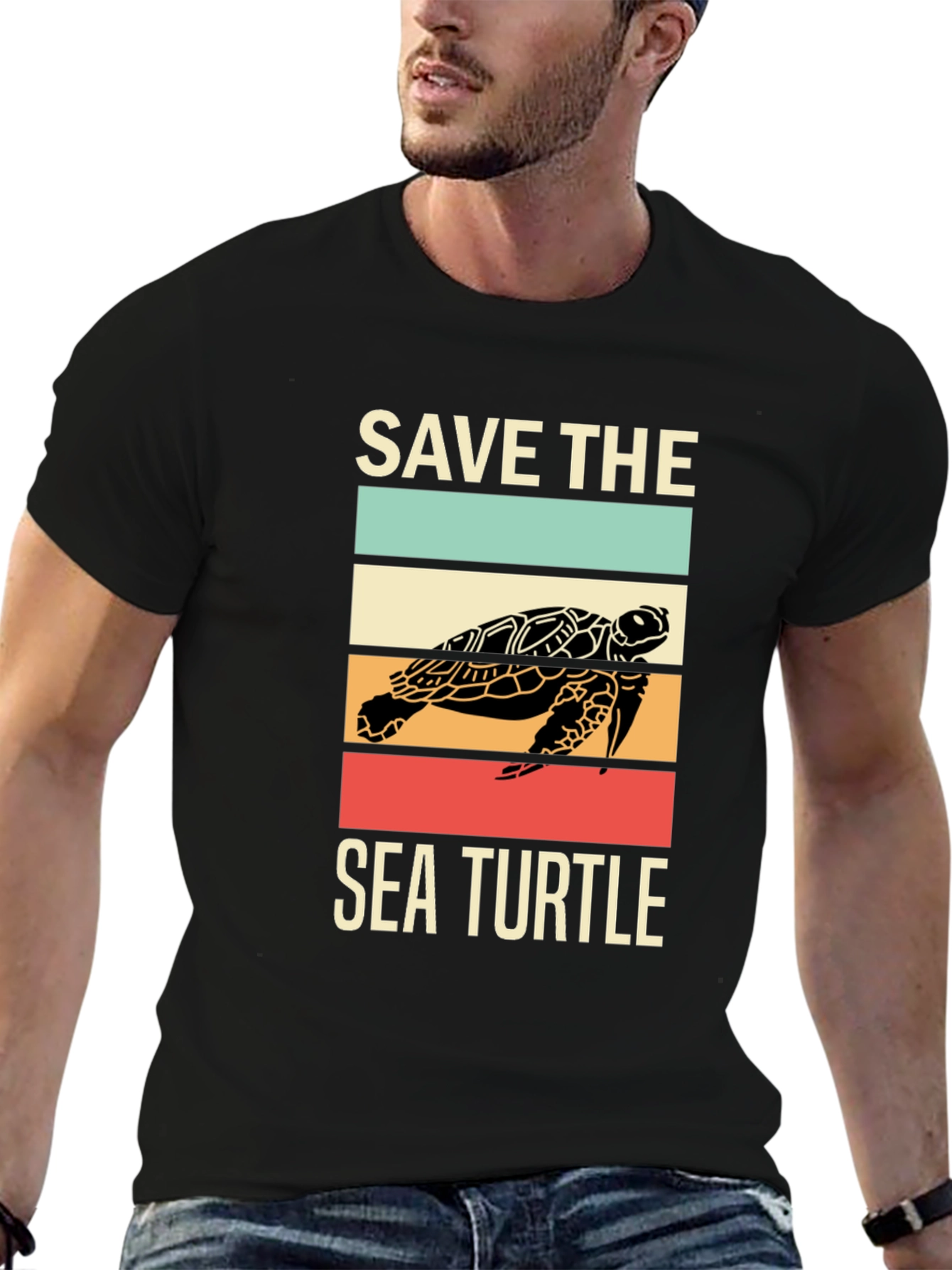 Save the Sea Turtle Graphic Tee