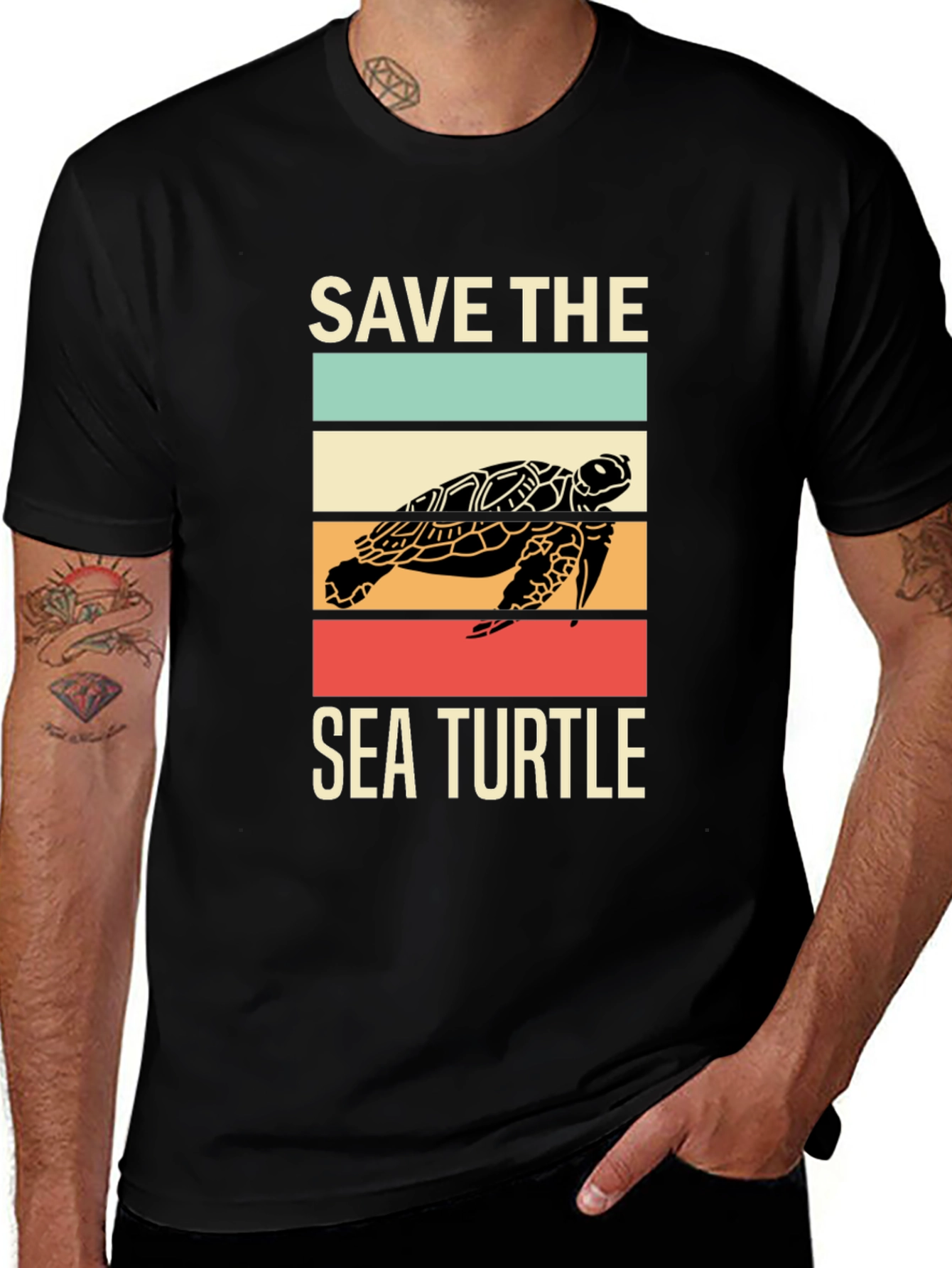Save the Sea Turtle Graphic Tee