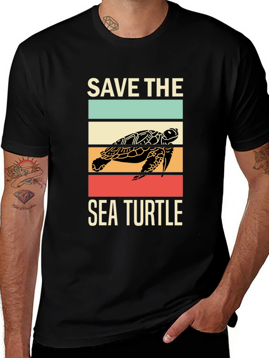 Save the Sea Turtle Graphic Tee